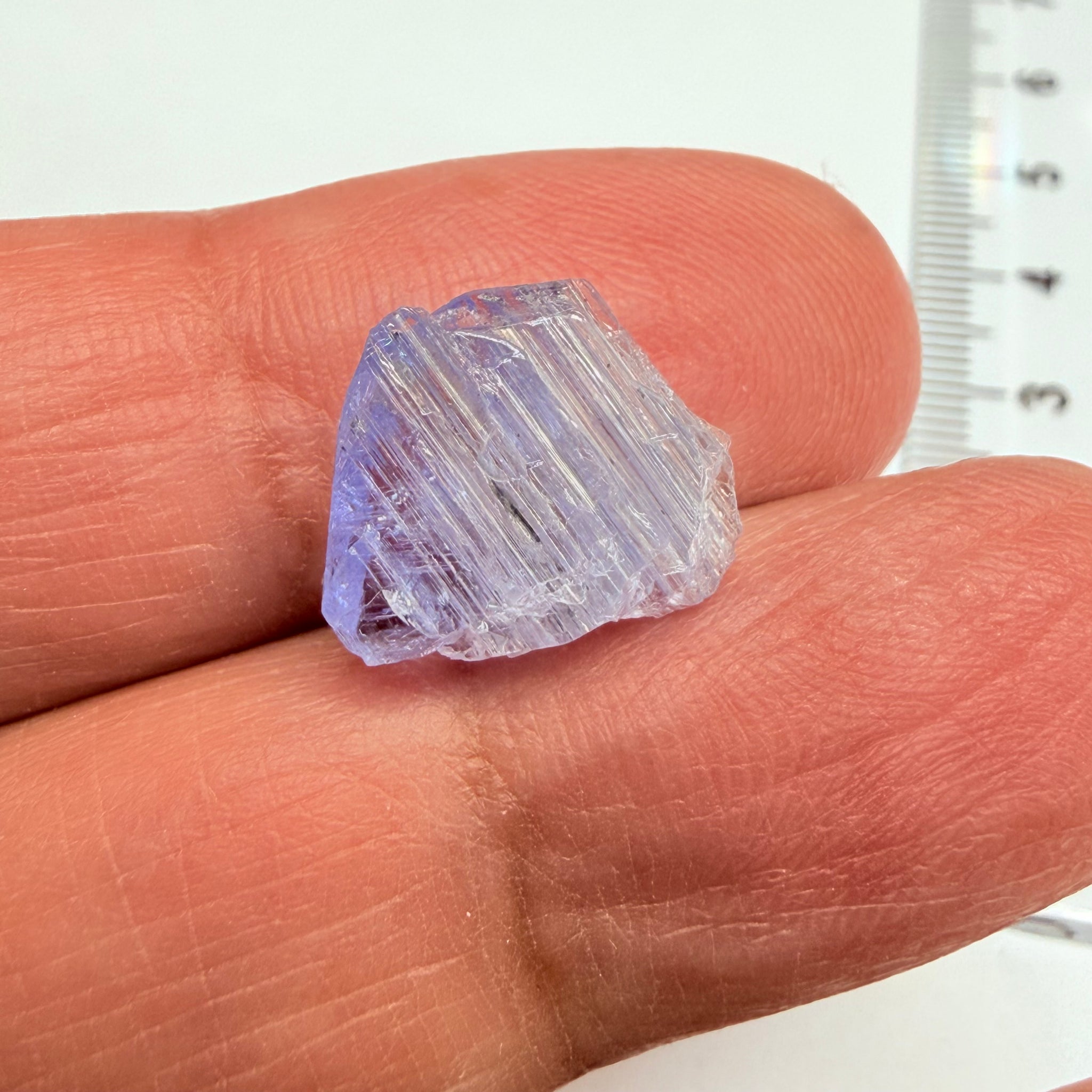 Tanzanite Crystal, 6.00ct, Merelani, Tanzania, Gently Heated