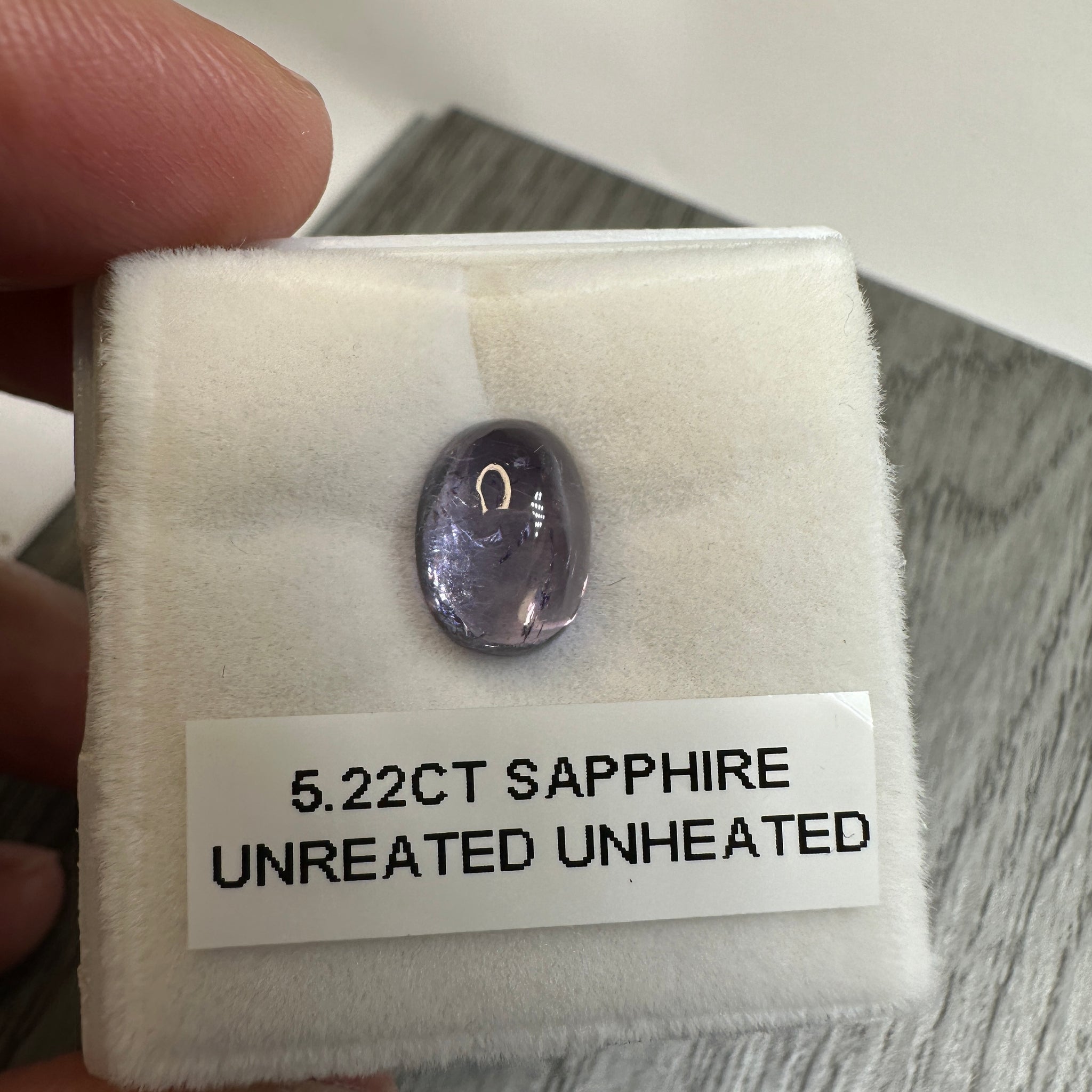 Umba Sapphire, 5.22ct, Tanzania, Untreated Unheated.