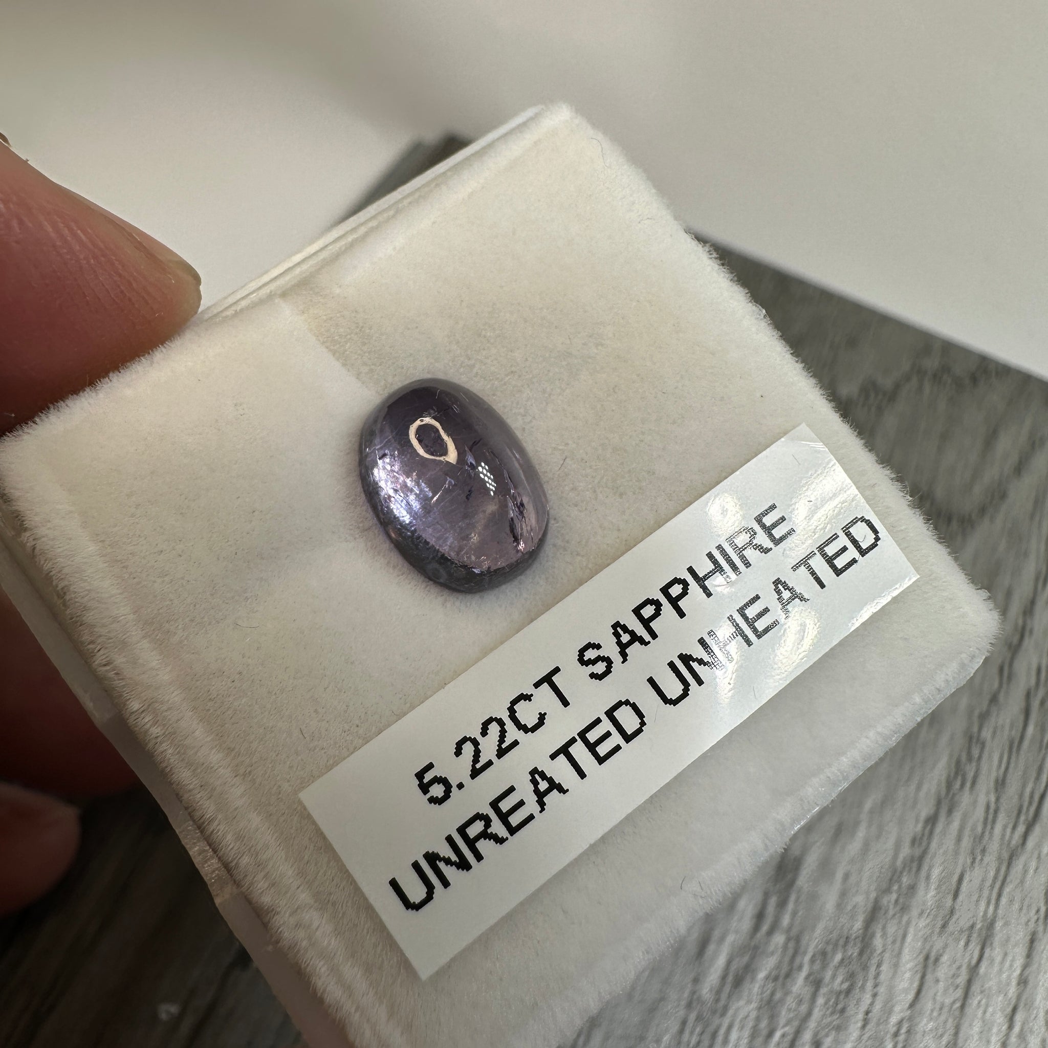 Umba Sapphire, 5.22ct, Tanzania, Untreated Unheated.