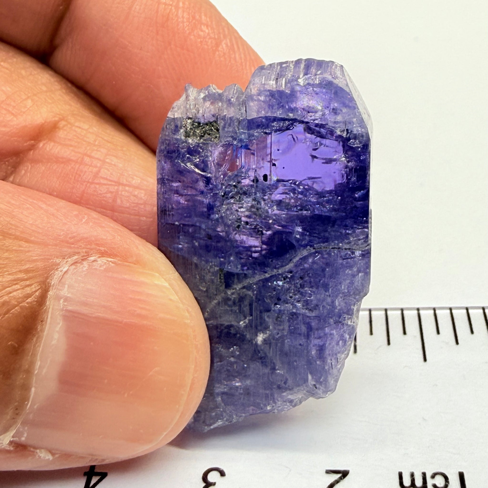 Tanzanite Crystal, 41.84ct, Merelani, Tanzania, Gently Heated