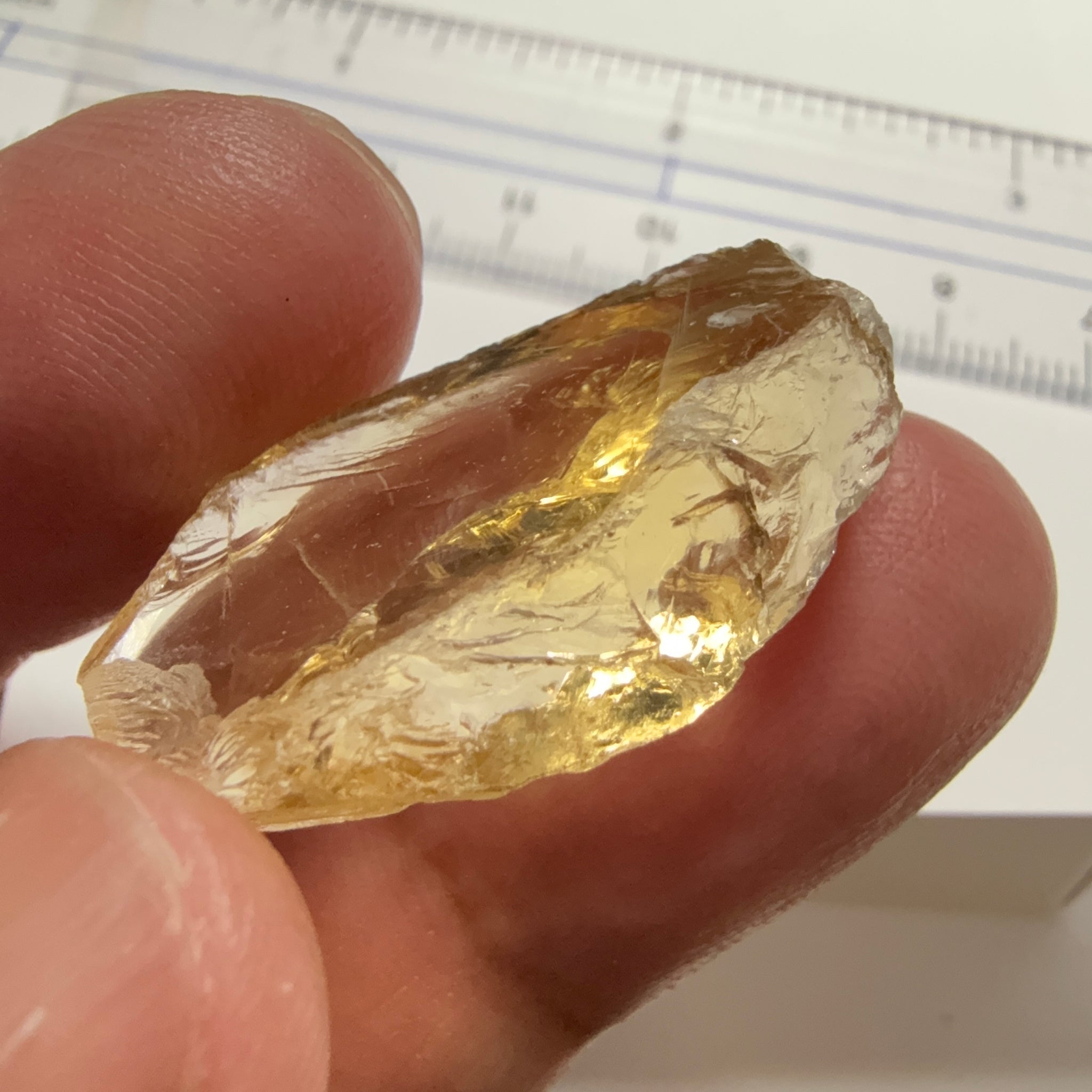 Citrine, 32.31ct, Zambia, Untreated Unheated, VVS-IF, flattish shape