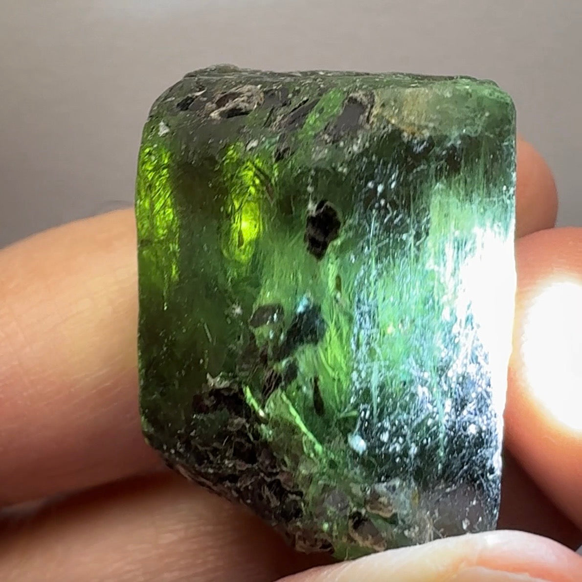 Apatite Crystal, 130.07ct, Tanzania, Untreated Unheated