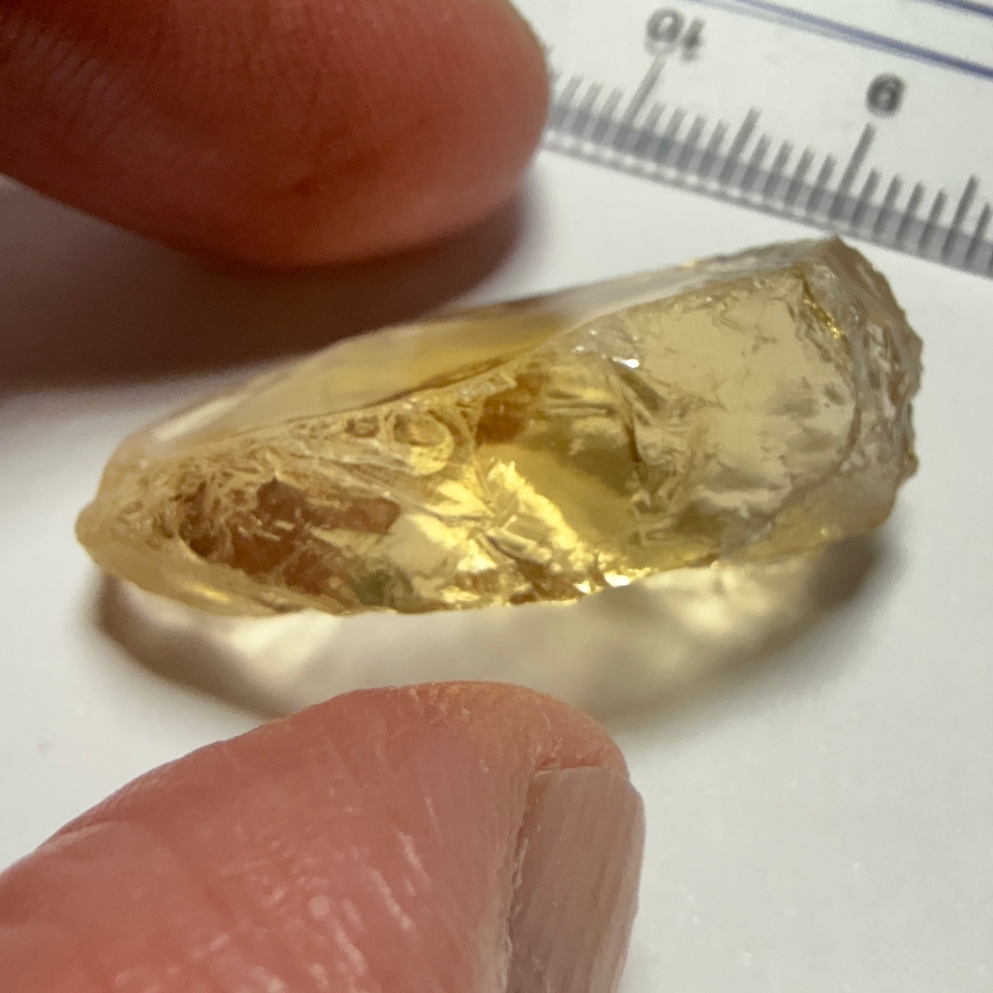 Citrine, 32.31ct, Zambia, Untreated Unheated, VVS-IF, flattish shape