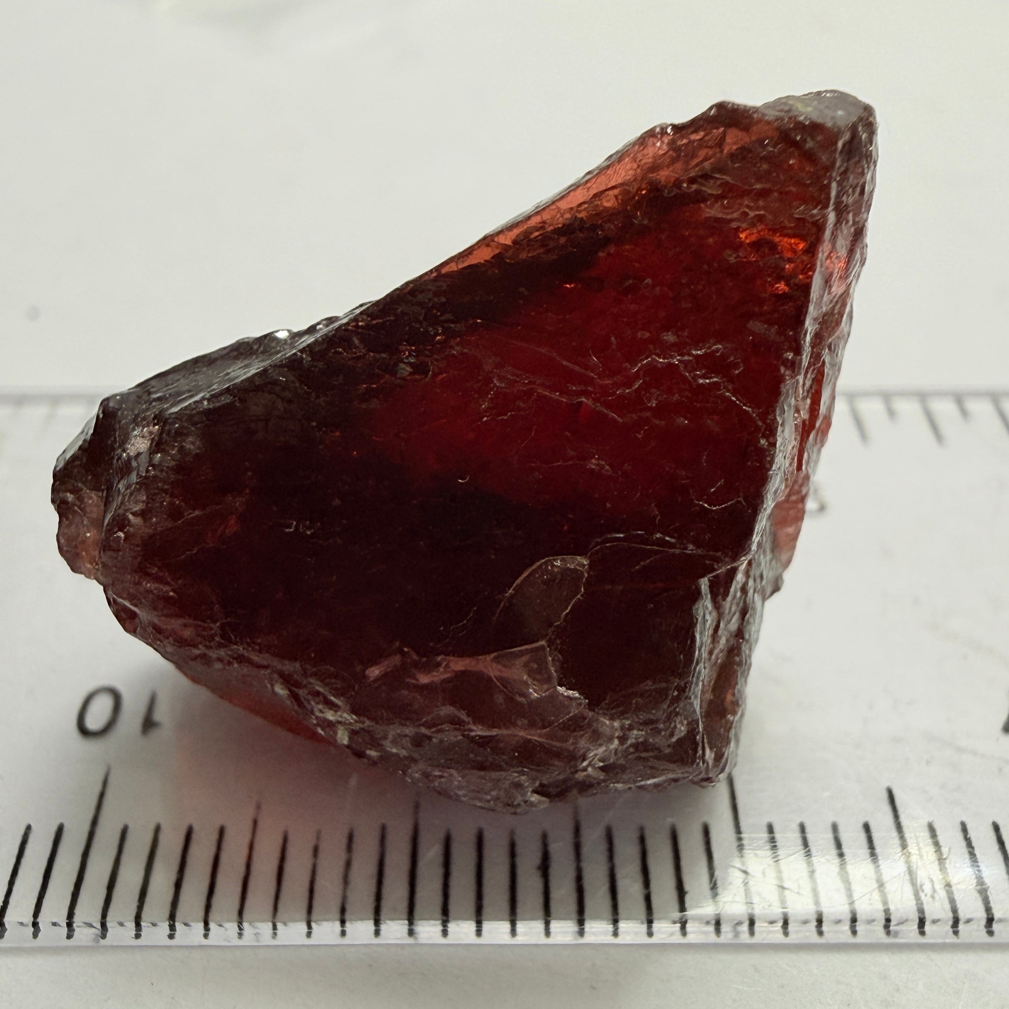 Umba Garnet, 55.15ct, Umba Valley, Tanzania, Untreated Unheated, silky, with faceting portions inside, some work required to slice it up, or use as cabbing rough