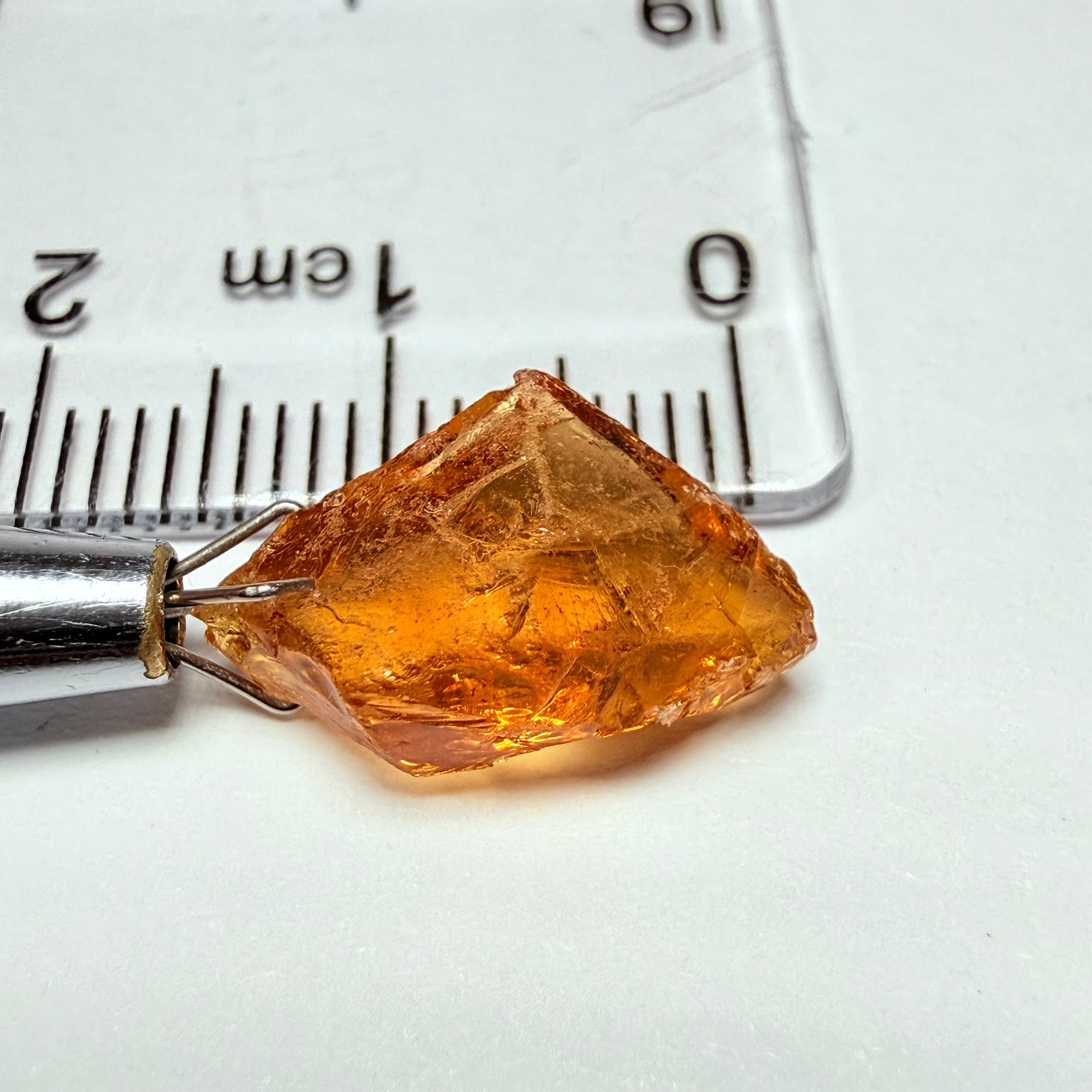 Tourmaline, 4.56ct, Tanzania, Untreated Unheated, VVS-IF, flat shape