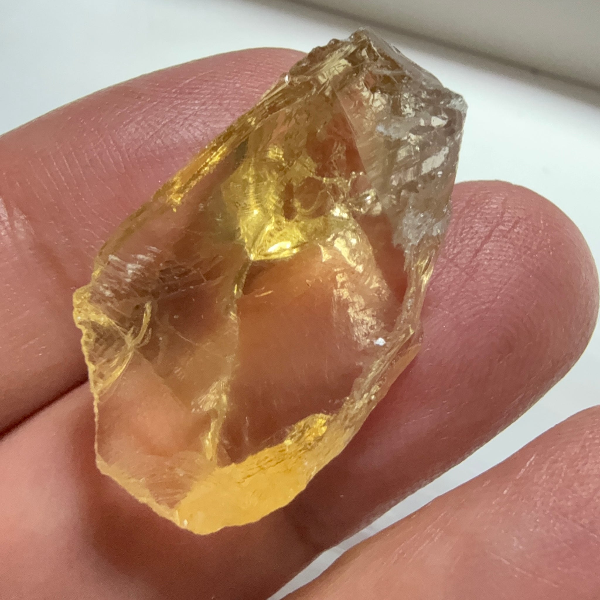 Citrine, 32.31ct, Zambia, Untreated Unheated, VVS-IF, flattish shape