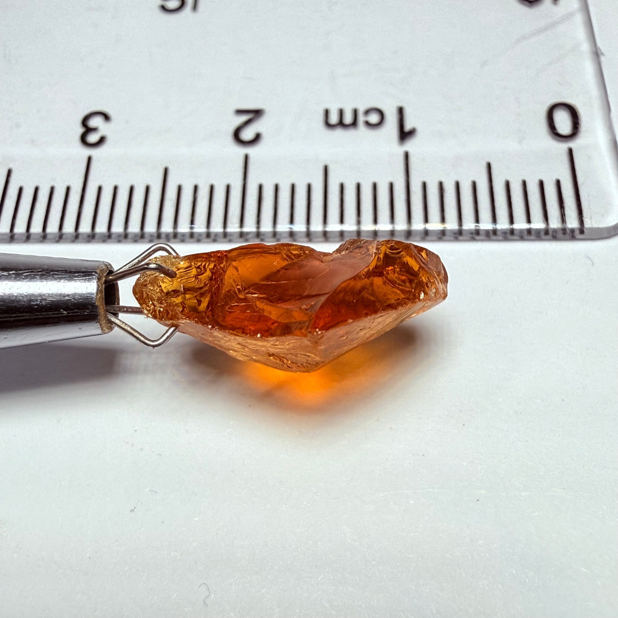 Tourmaline, 4.56ct, Tanzania, Untreated Unheated, VVS-IF, flat shape