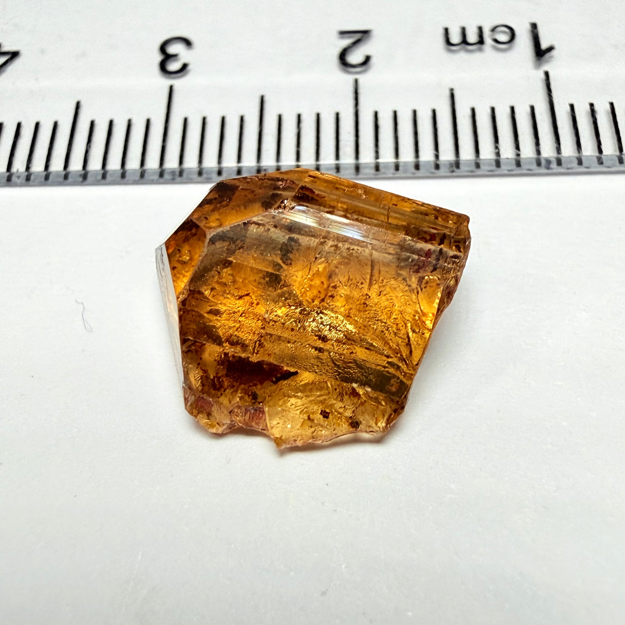 Tourmaline, 7.28ct, Tanzania, Untreated Unheated, slight inclusions on the outside skin, remove on disk, rest VVS-IF, flattish shape