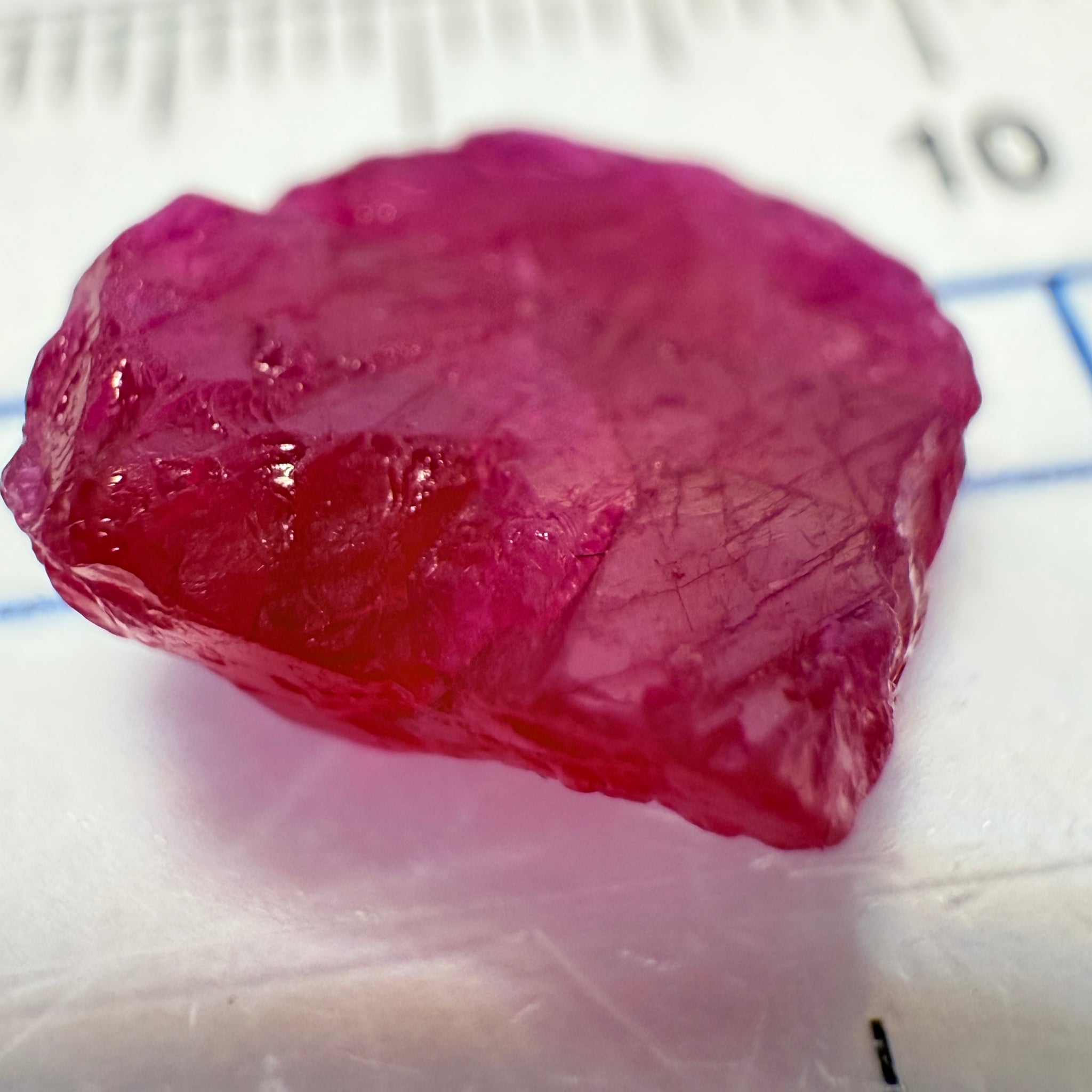 Ruby Crystal, 5.79ct, Longido, Tanzania, Untreated Unheated
