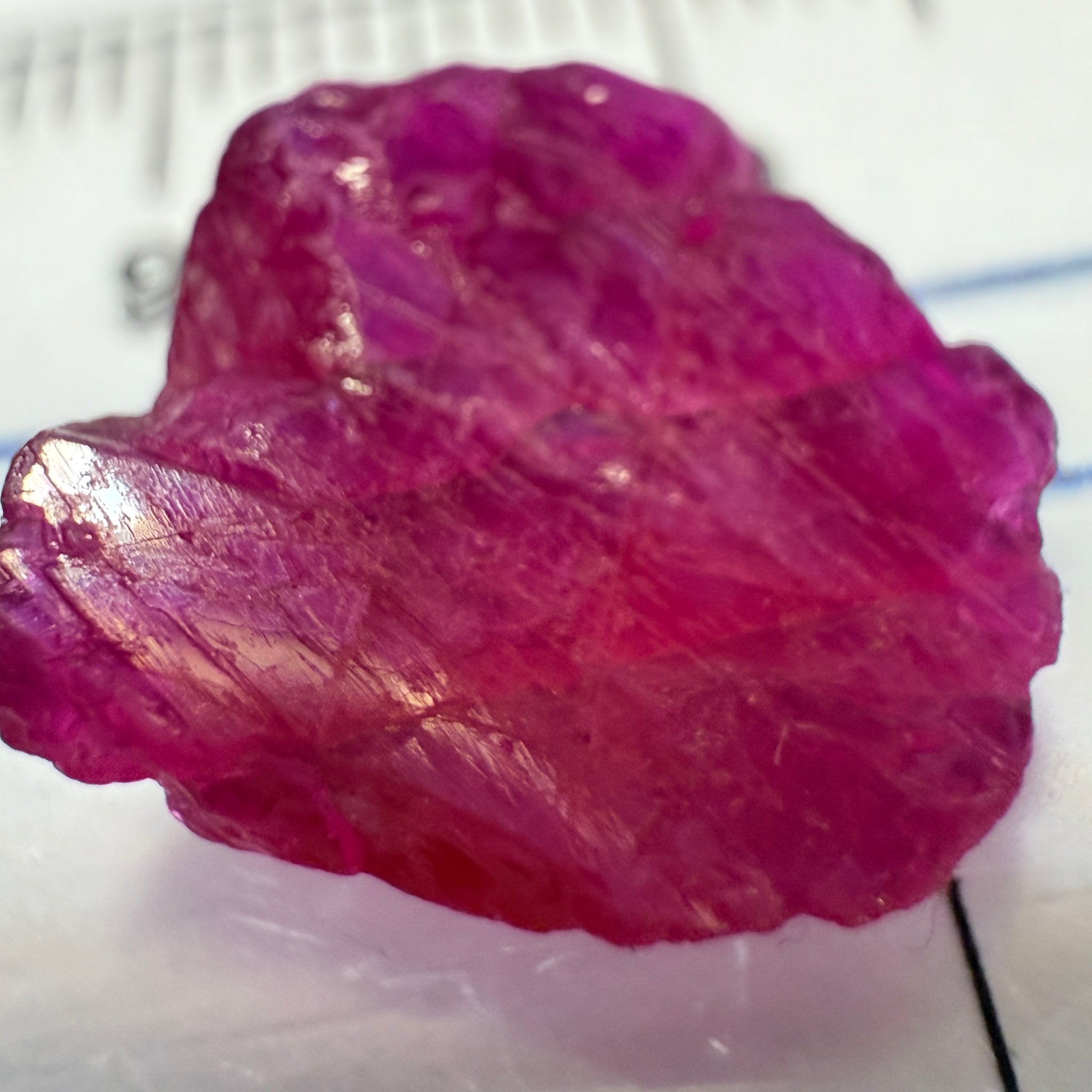 Ruby Crystal, 5.79ct, Longido, Tanzania, Untreated Unheated