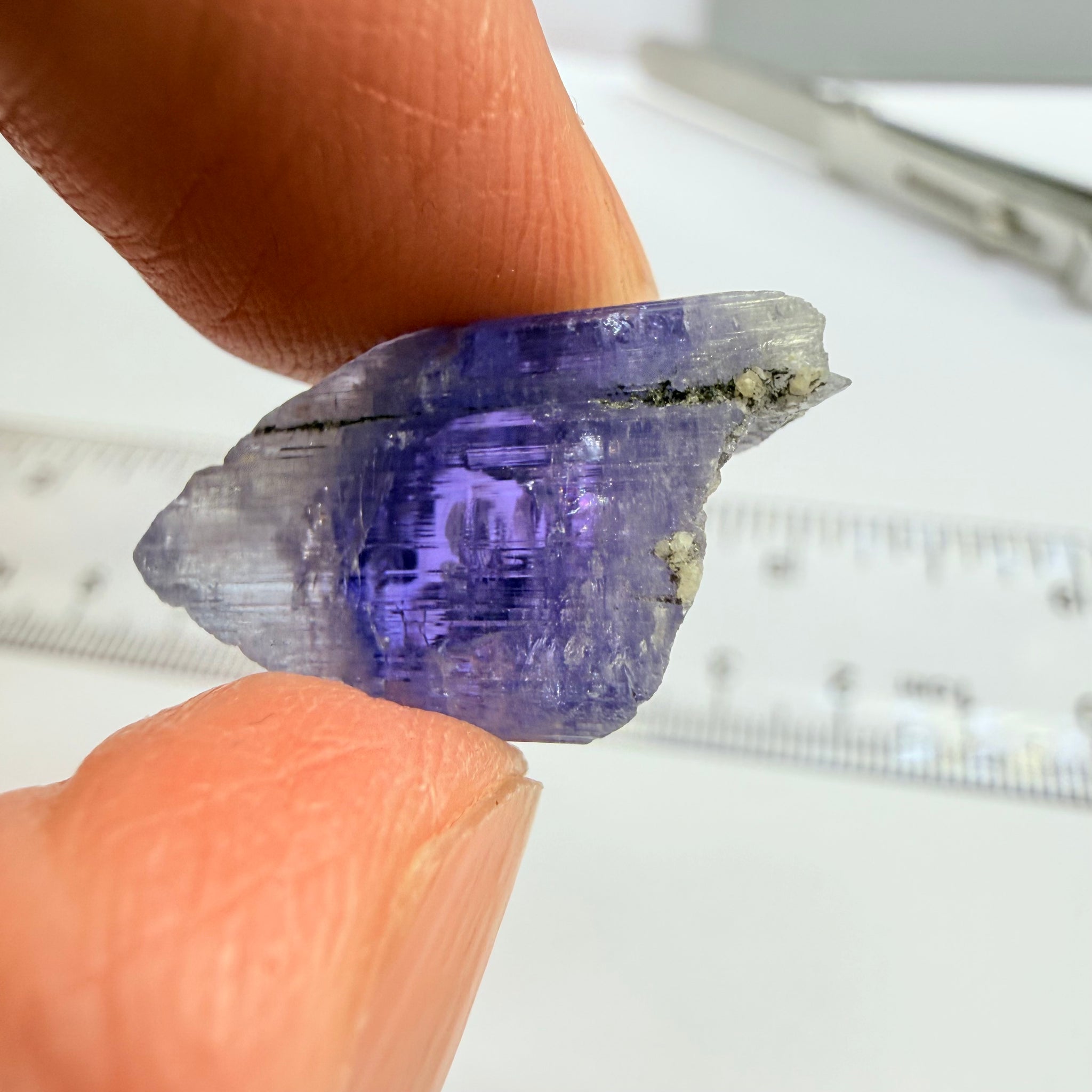 Tanzanite Crystal, 16.70ct, Merelani, Tanzania, Gently Heated