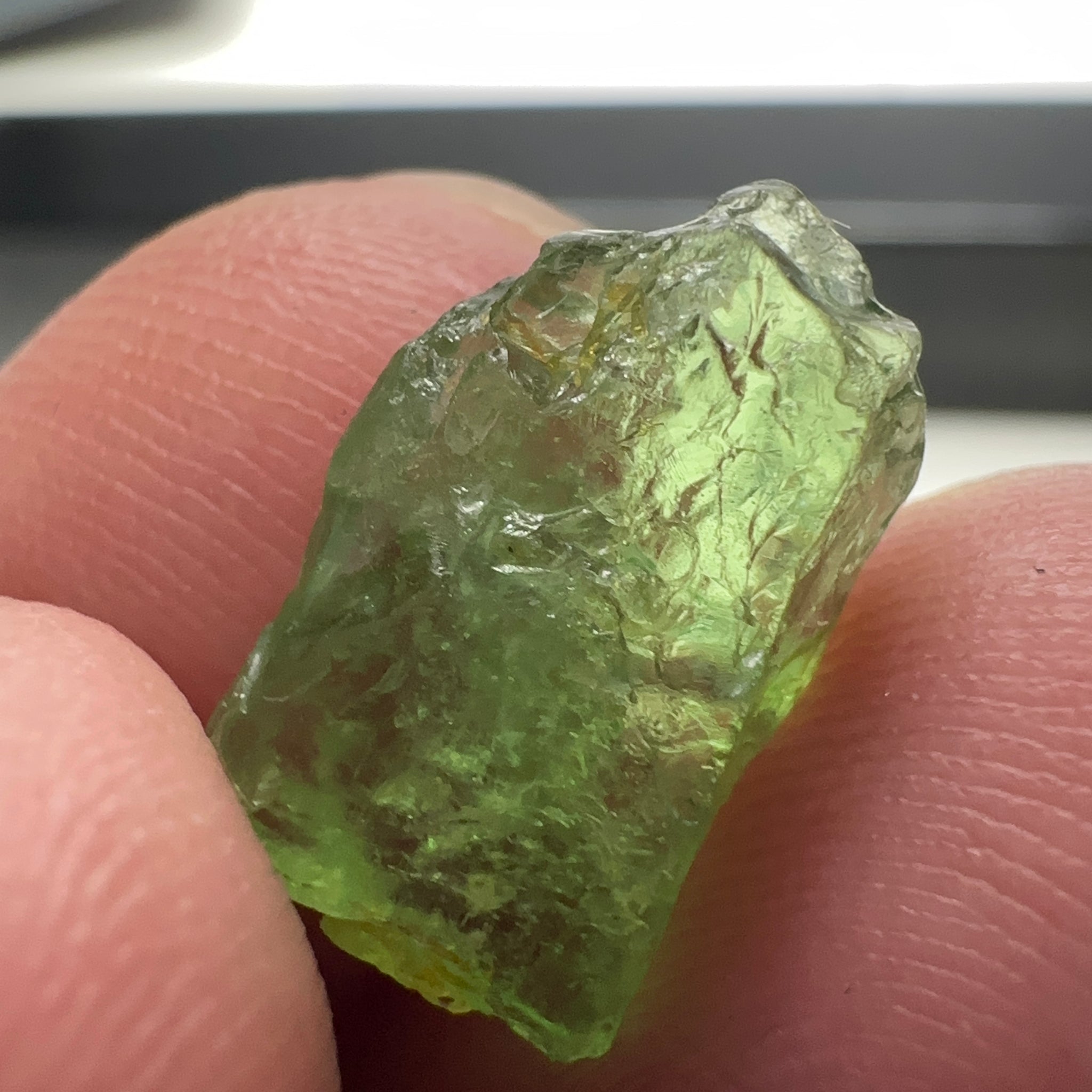 Tsavorite Garnet Lot, 16.91ct, Tanzania. Untreated Unheated. 4.20ct - 7.03ct. All included but transparent, good for setting in jewellery as is