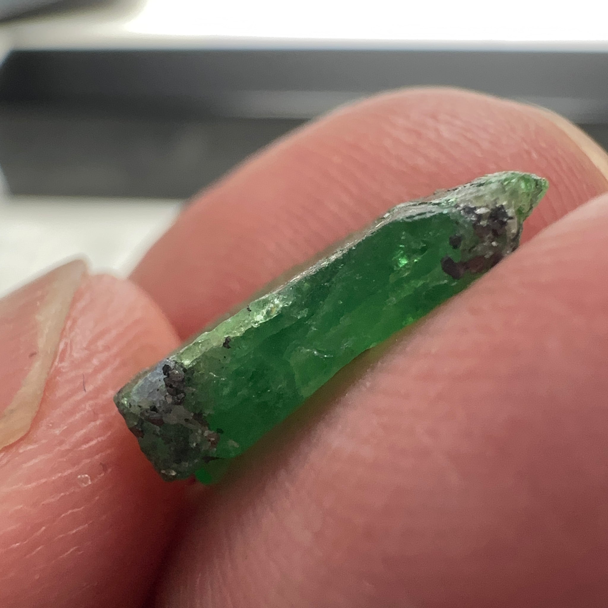 Tsavorite Garnet Lot, 16.91ct, Tanzania. Untreated Unheated. 4.20ct - 7.03ct. All included but transparent, good for setting in jewellery as is