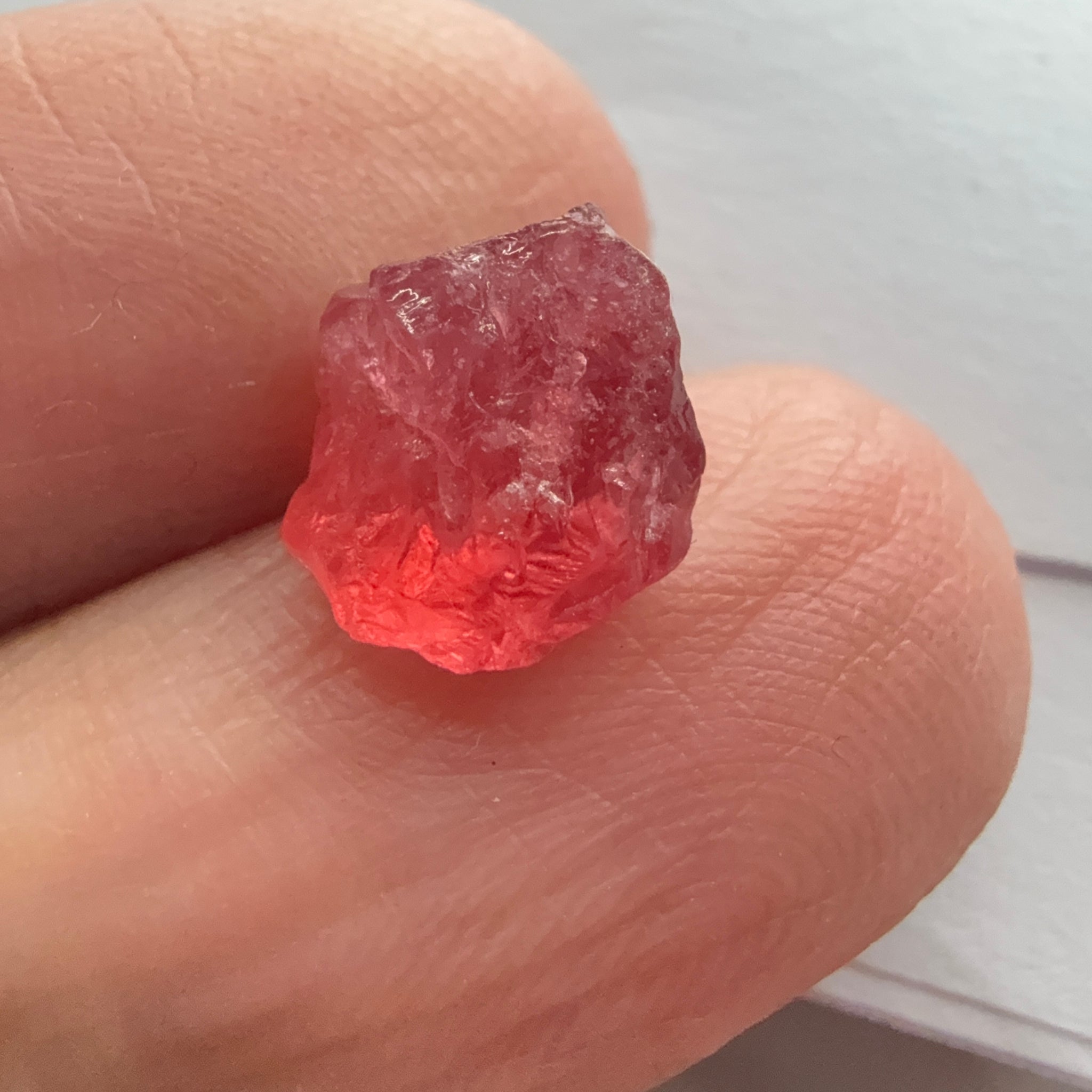 Mahenge Spinel, 3.34ct, Mahenge, Tanzania, Untreated Unheated, veil and few spots, little bit of a flattish shape but excellent colour