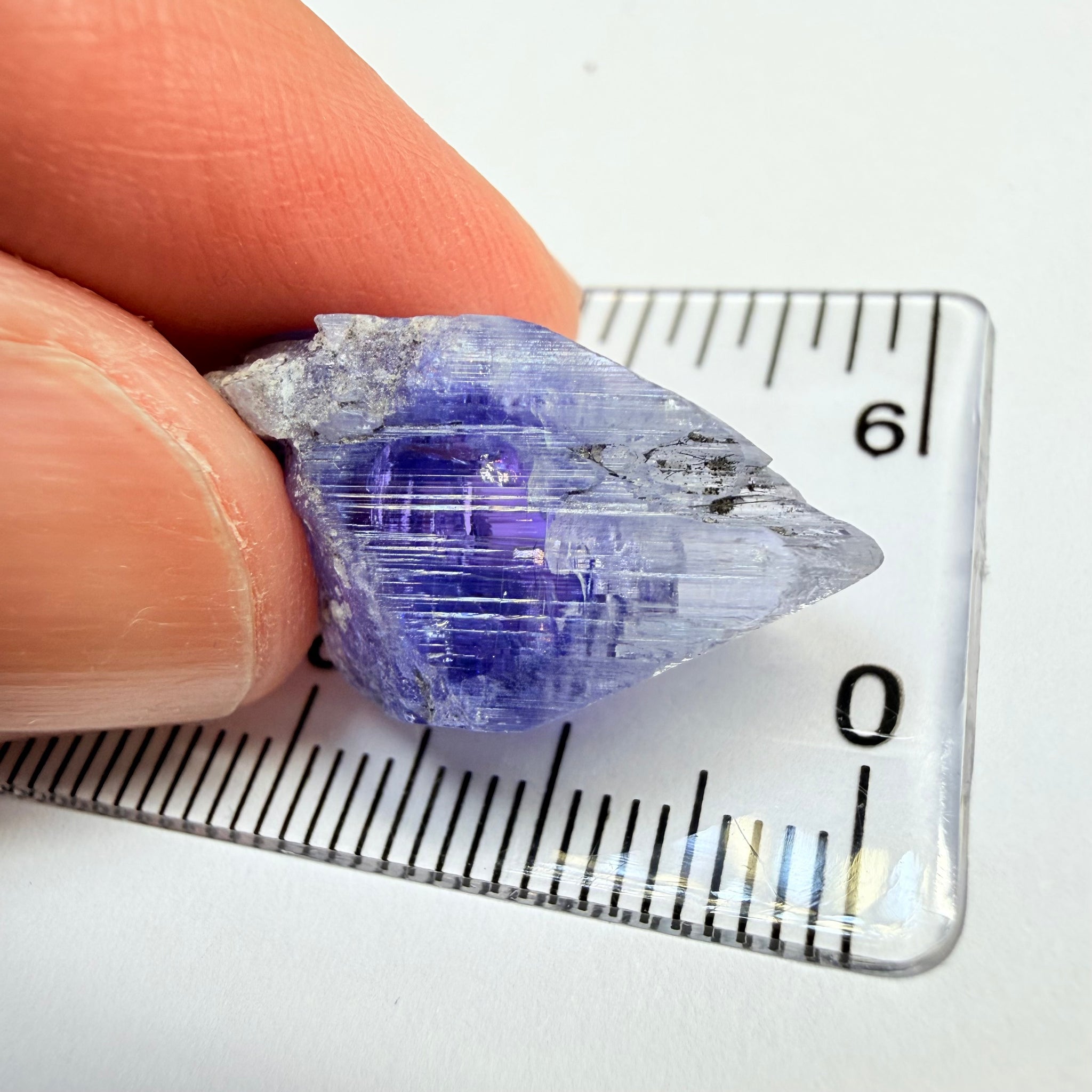 Tanzanite Crystal, 16.70ct, Merelani, Tanzania, Gently Heated