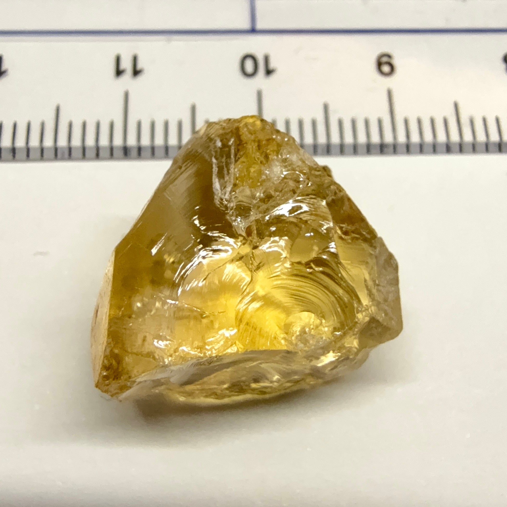 Citrine, 24.17ct, Zambia, Untreated Unheated, slight crack on one end 3mm in, rest VVS-IF