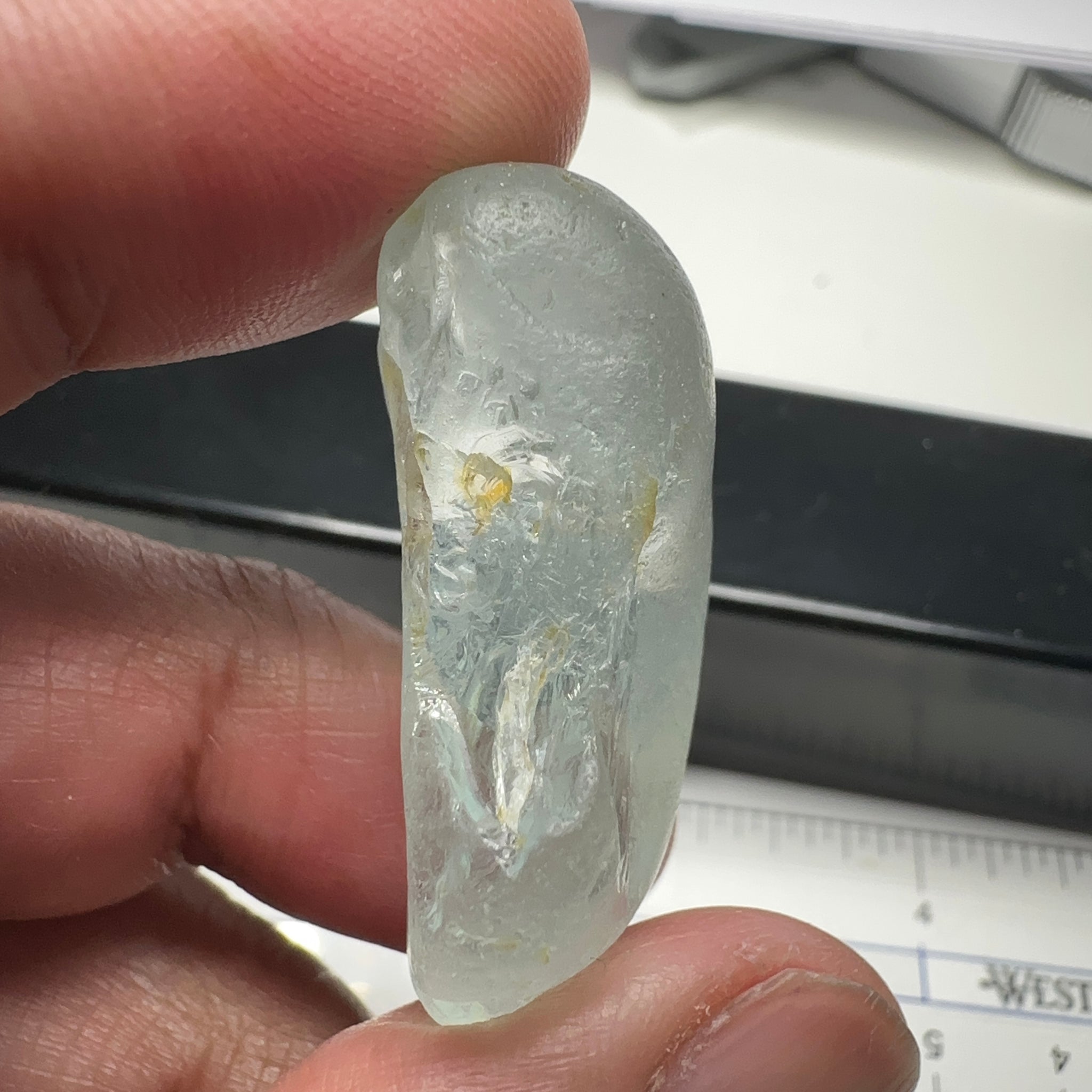 Blue Topaz, 94.95ct, Tanzania, Untreated Unheated, very slight inclusions