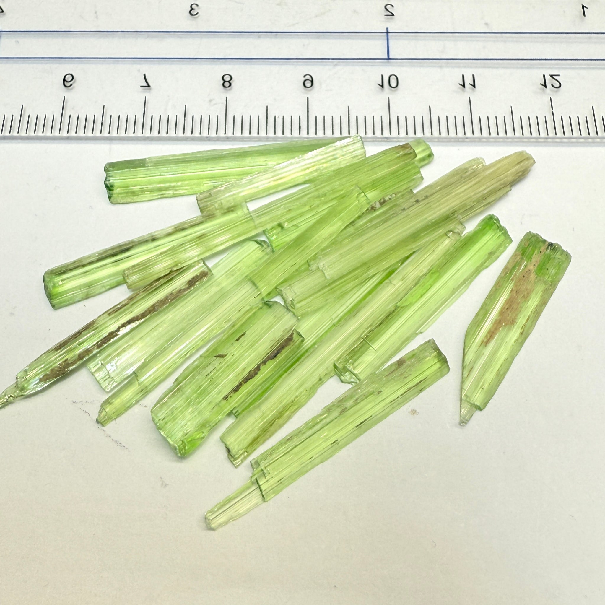 27.88ct Tremolite Crystal Lot, Merelani, Tanzania, 0.82ct - 3.34ct