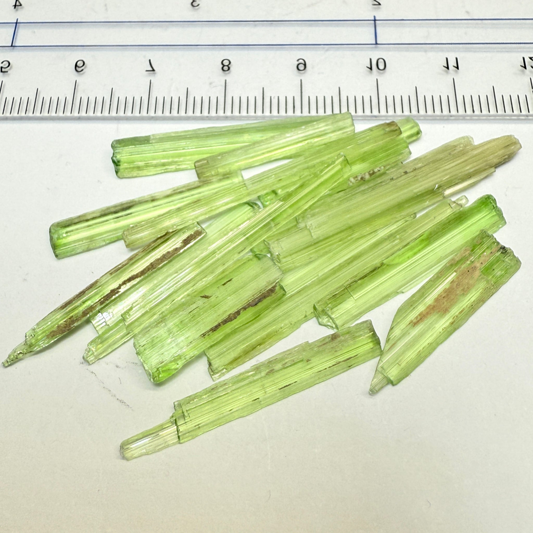 27.88ct Tremolite Crystal Lot, Merelani, Tanzania, 0.82ct - 3.34ct