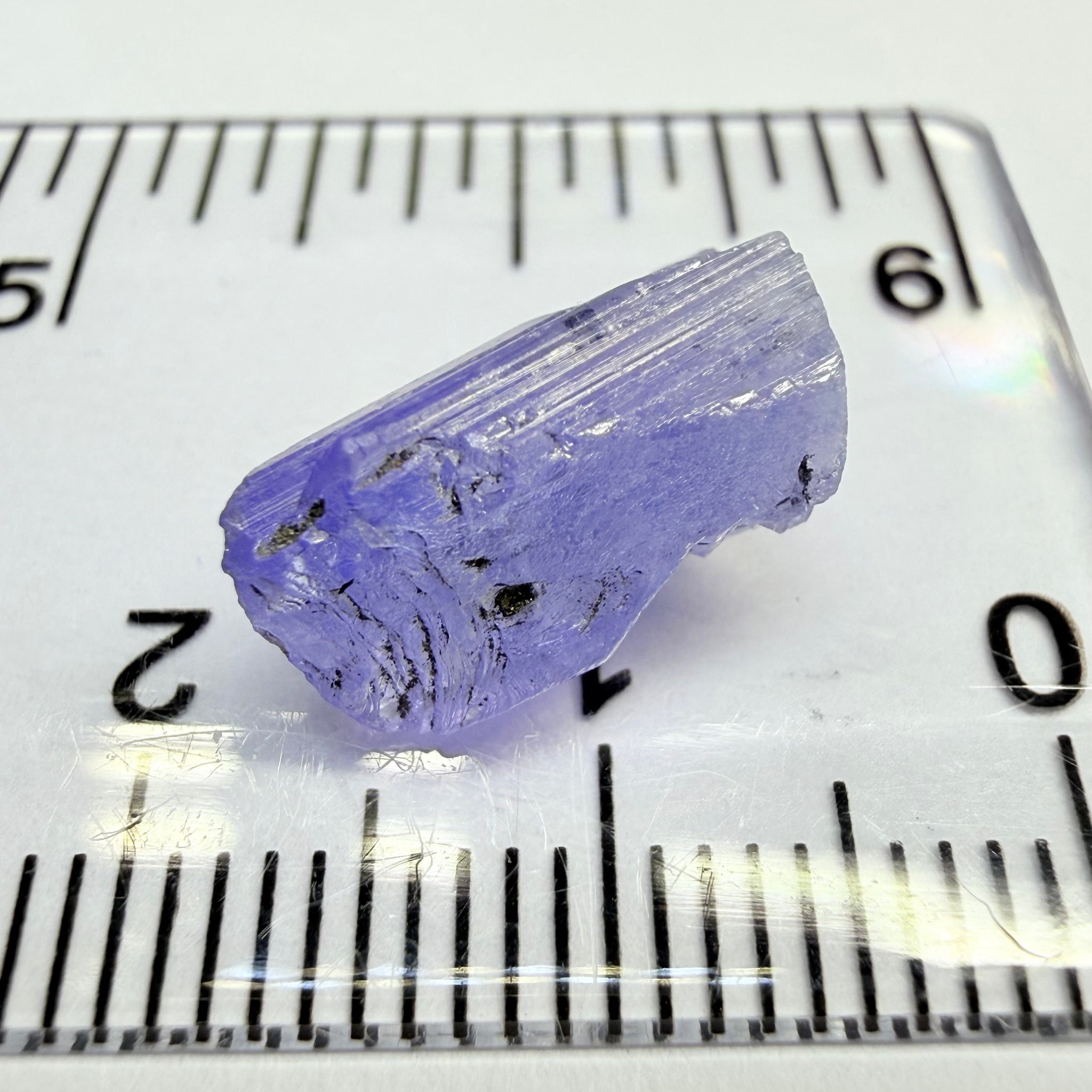 Tanzanite Crystal, 5.73ct, Merelani, Tanzania, Gently Heated