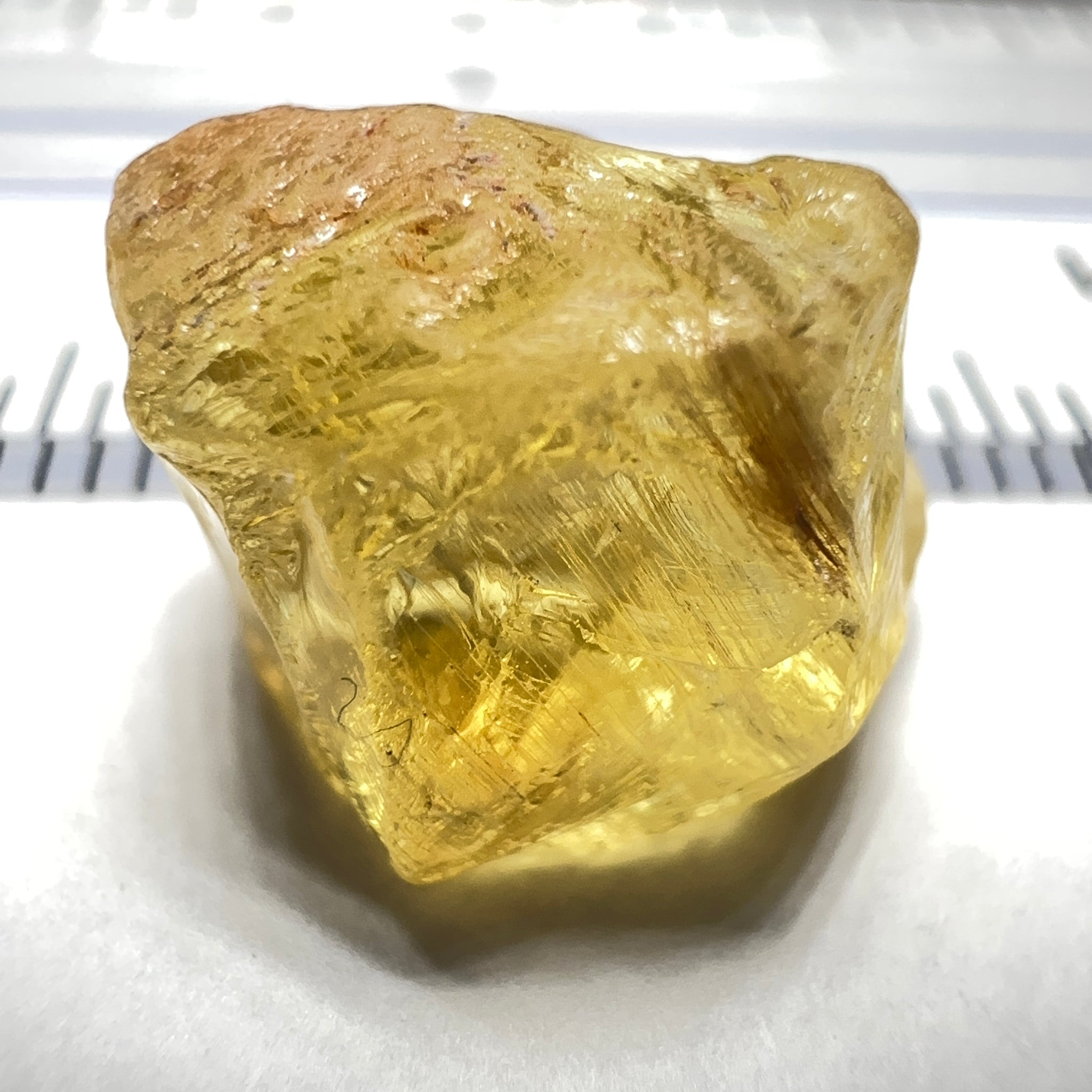 Danburite, 9.87ct, Tanzania, Untreated Unheated, heavily needled