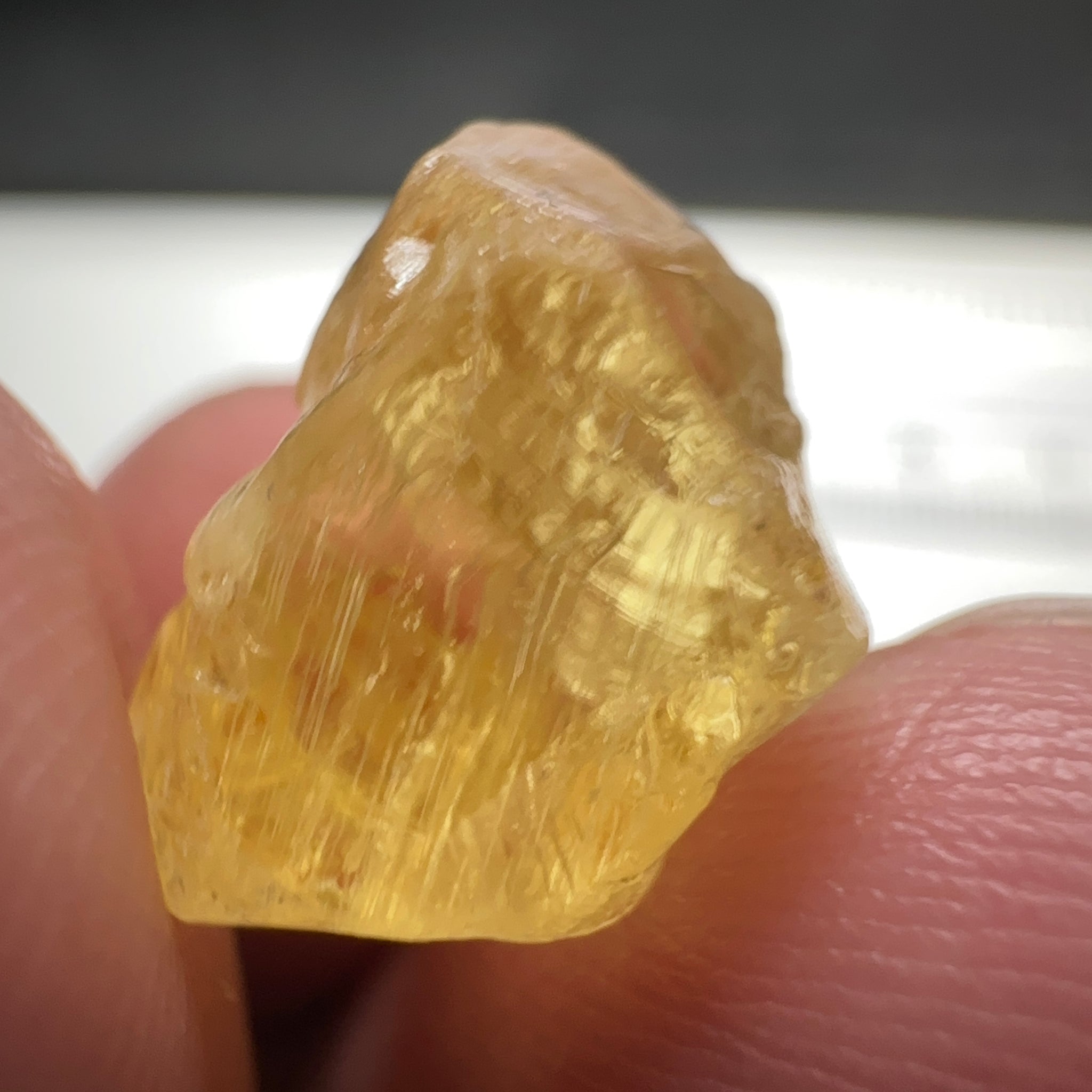 Danburite, 9.87ct, Tanzania, Untreated Unheated, heavily needled