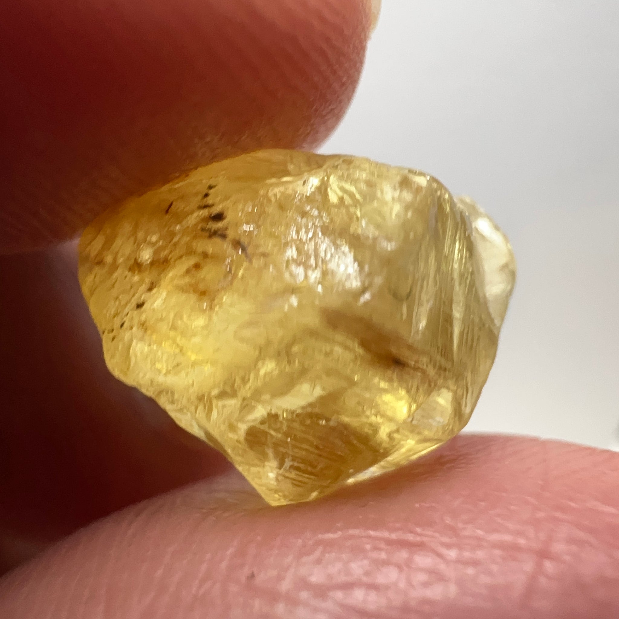 Danburite, 9.87ct, Tanzania, Untreated Unheated, heavily needled