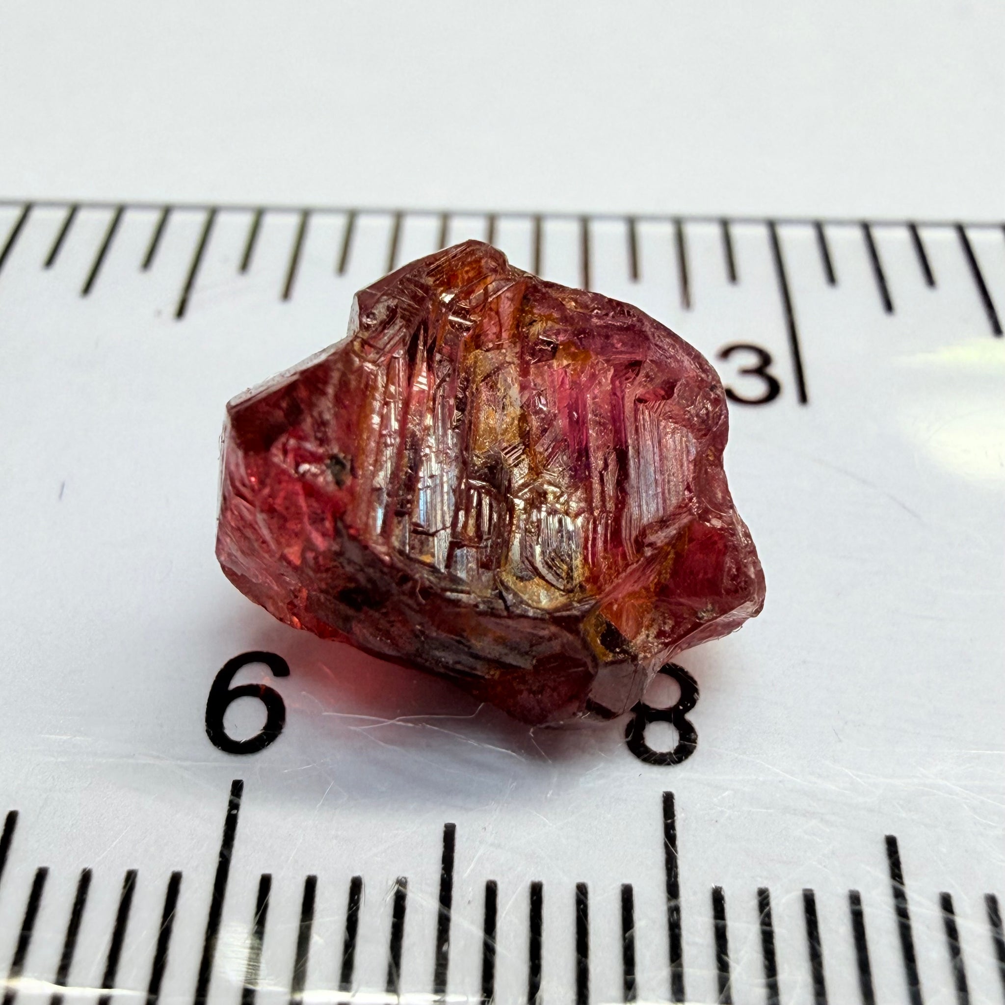 Winza Sapphire Crystal, 8.63ct, Winza, Tanzania, Untreated Unheated