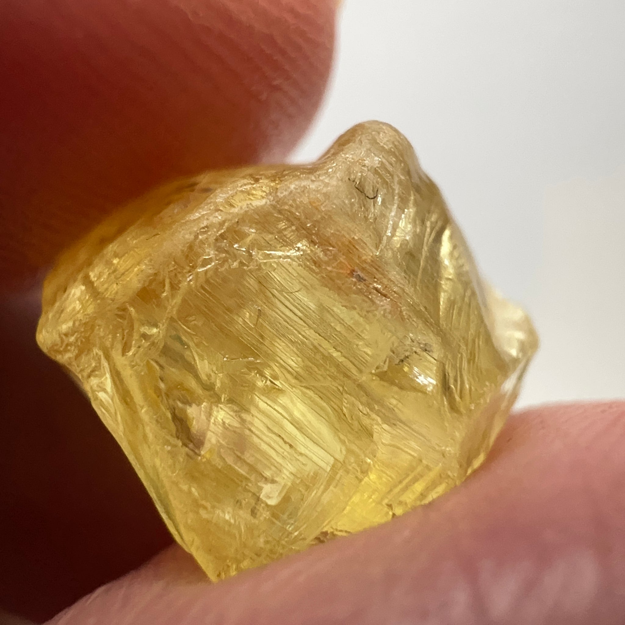 Danburite, 9.87ct, Tanzania, Untreated Unheated, heavily needled
