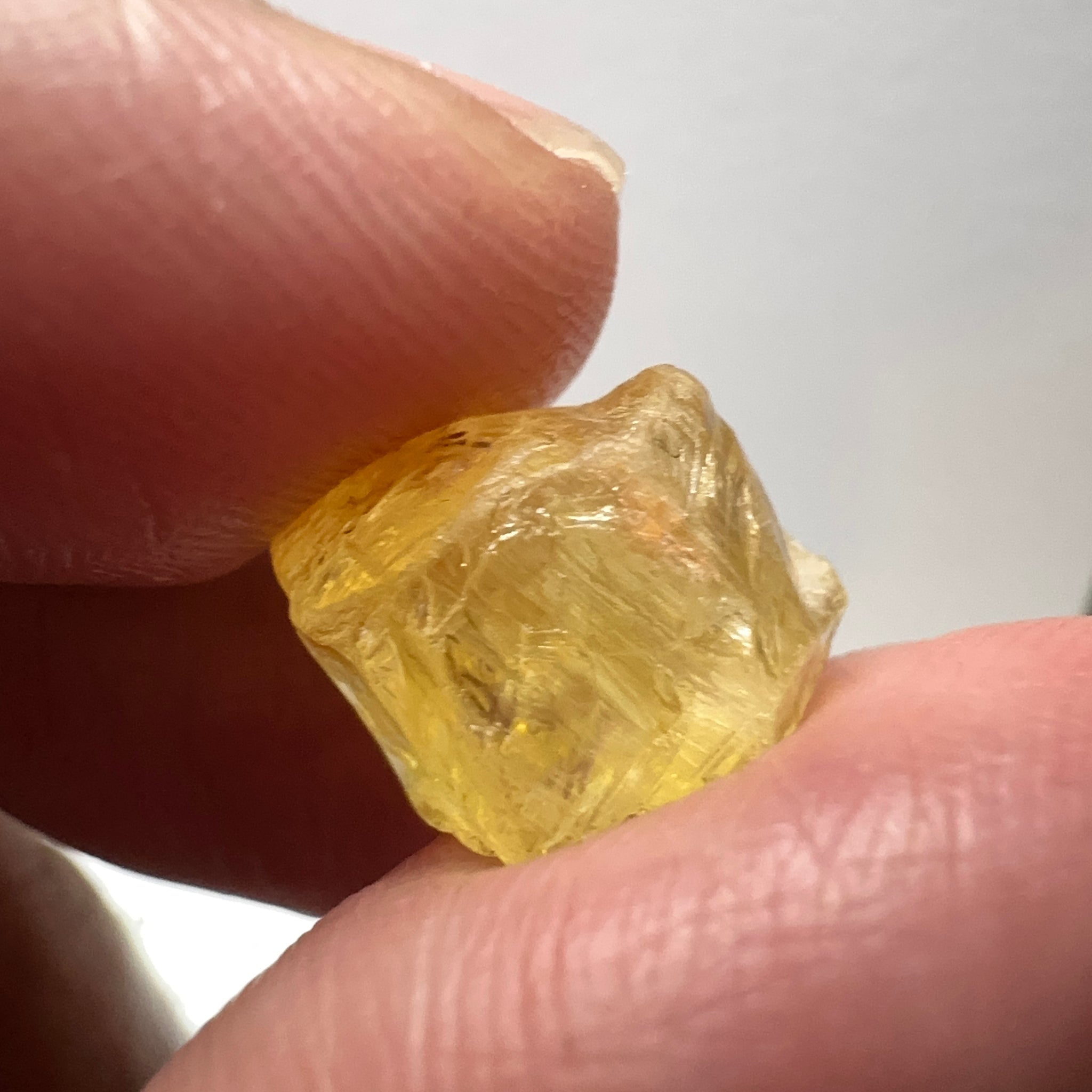 Danburite, 9.87ct, Tanzania, Untreated Unheated, heavily needled