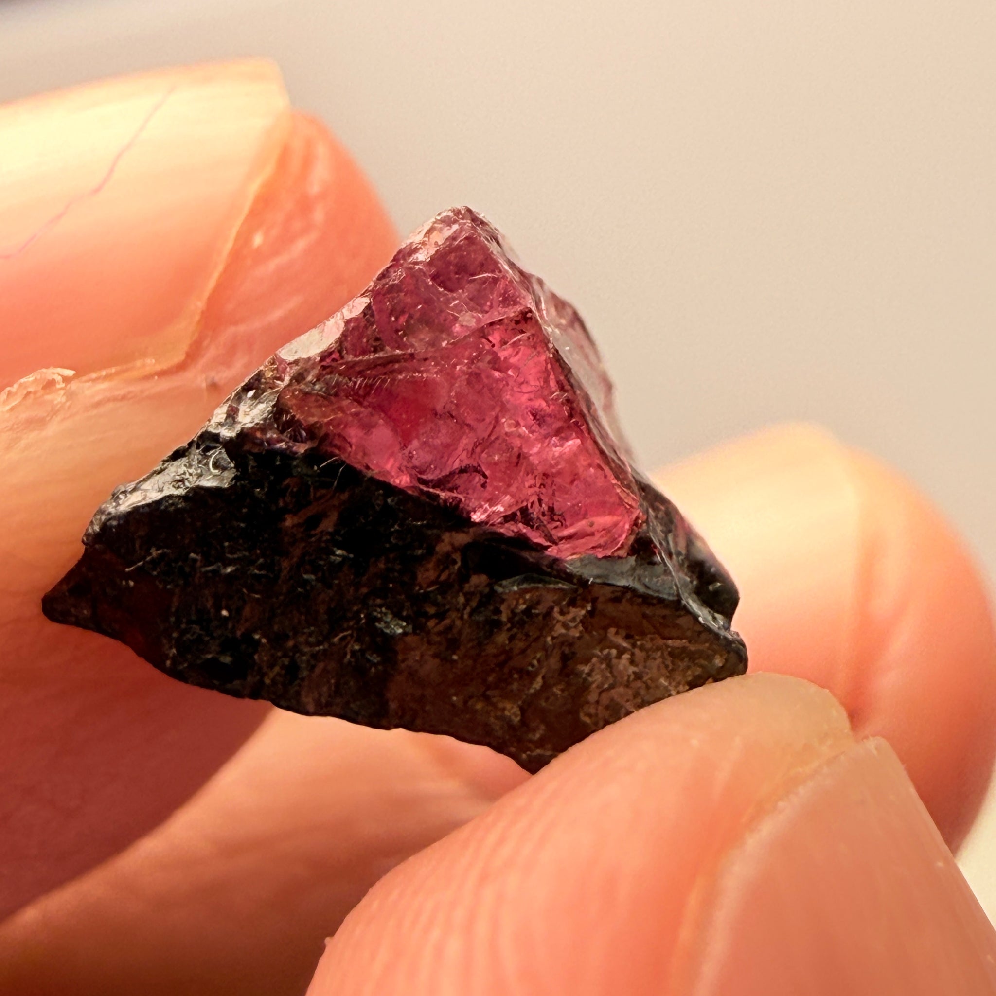Winza Sapphire Specimen, 3.81ct, Winza, Tanzania, Untreated Unheated, unusual specimen