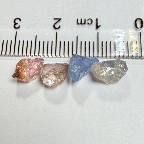 Tanzanite Lot, 6.05ct, Tanzania, Untreated Unheated, 2 are included 2 are vvs-if
