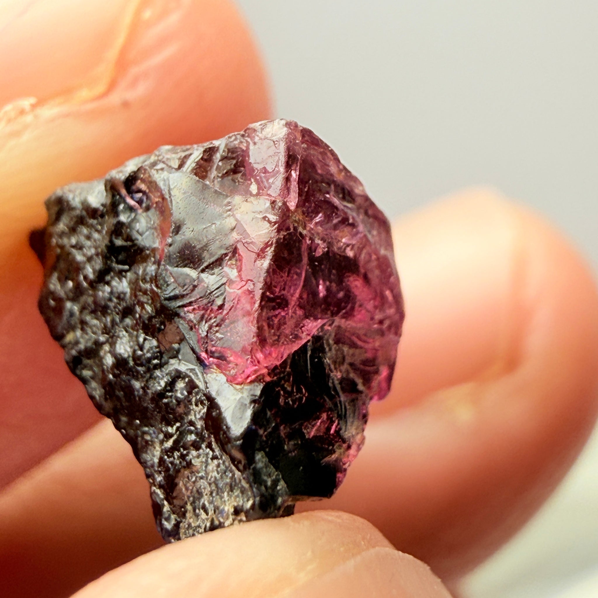 Winza Sapphire Specimen, 3.81ct, Winza, Tanzania, Untreated Unheated, unusual specimen