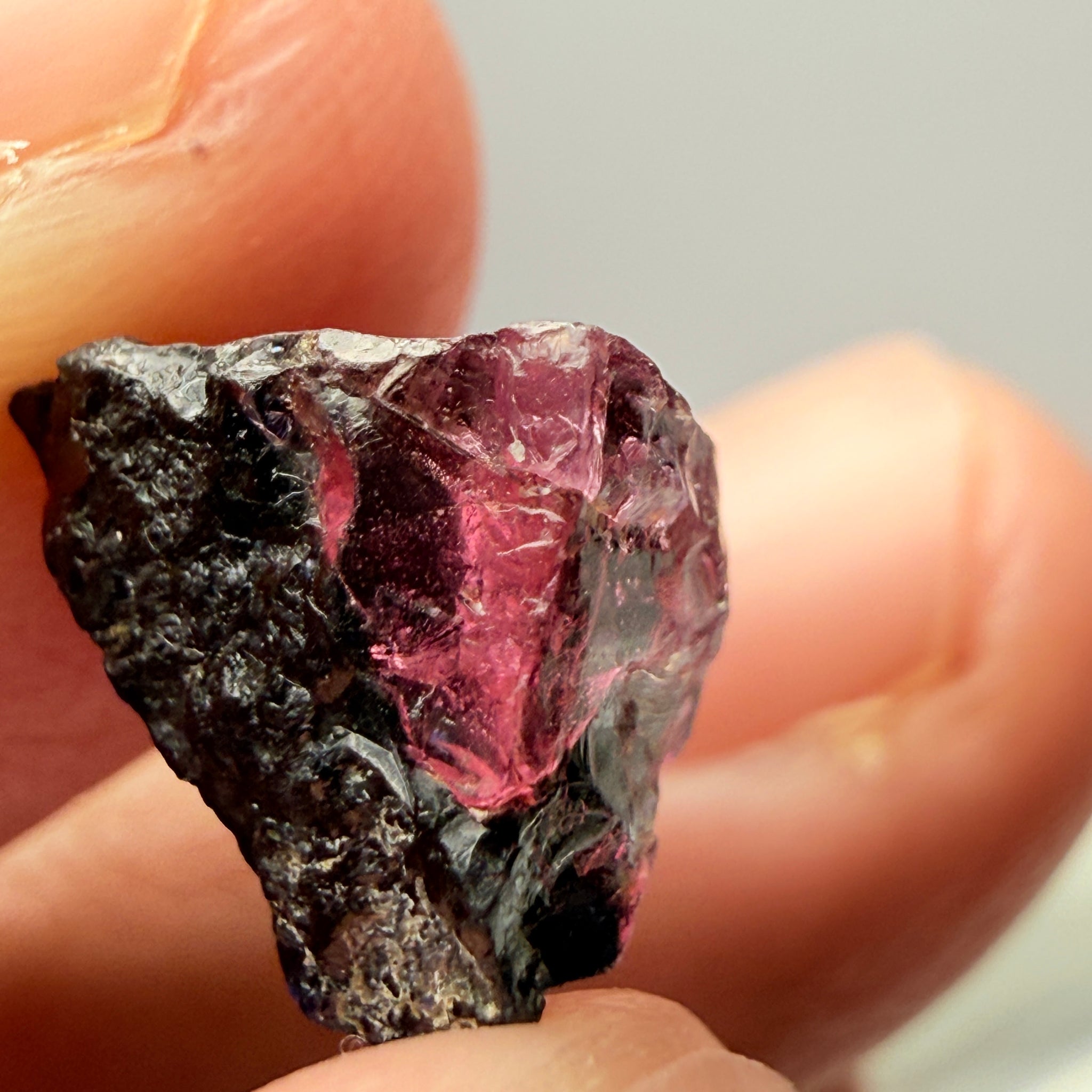 Winza Sapphire Specimen, 3.81ct, Winza, Tanzania, Untreated Unheated, unusual specimen