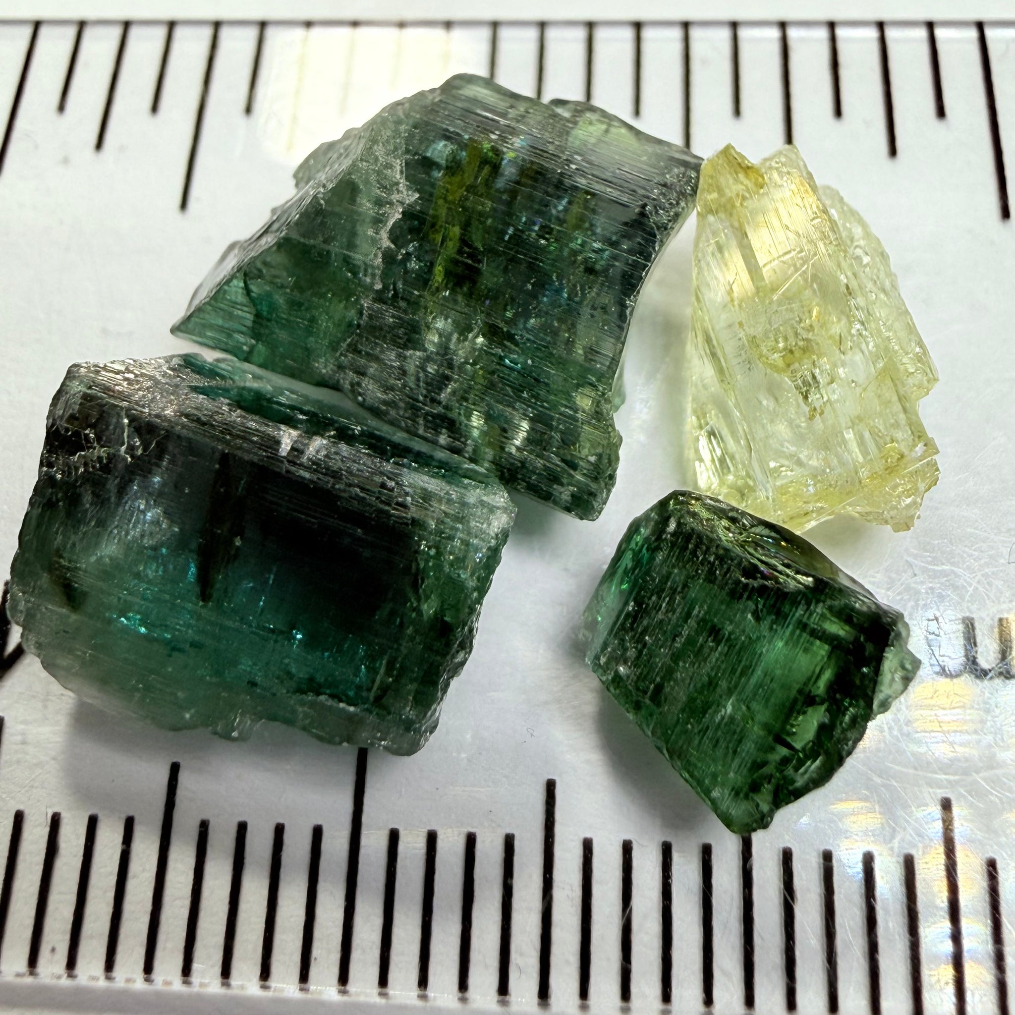 Tanzanite / Zoisite Crystal Specimen Lot, 17.35ct, Merelani, Tanzania. Unheated Unheated, it for faceting but set in jewellery as is