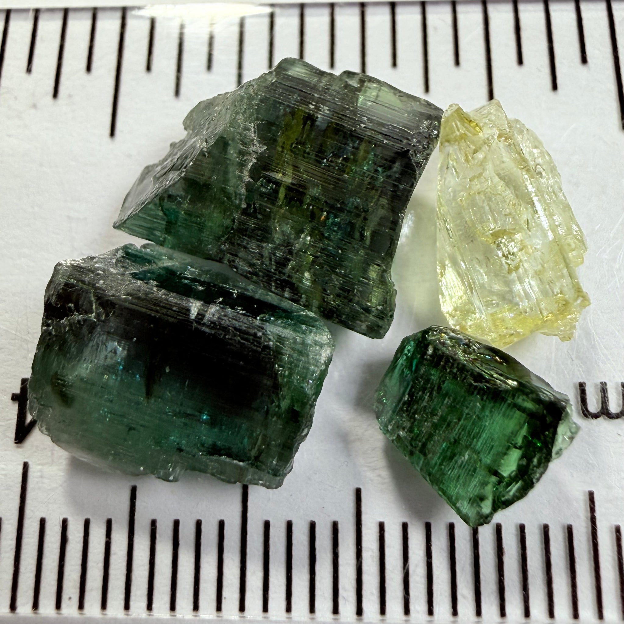 Tanzanite / Zoisite Crystal Specimen Lot, 17.35ct, Merelani, Tanzania. Unheated Unheated, it for faceting but set in jewellery as is