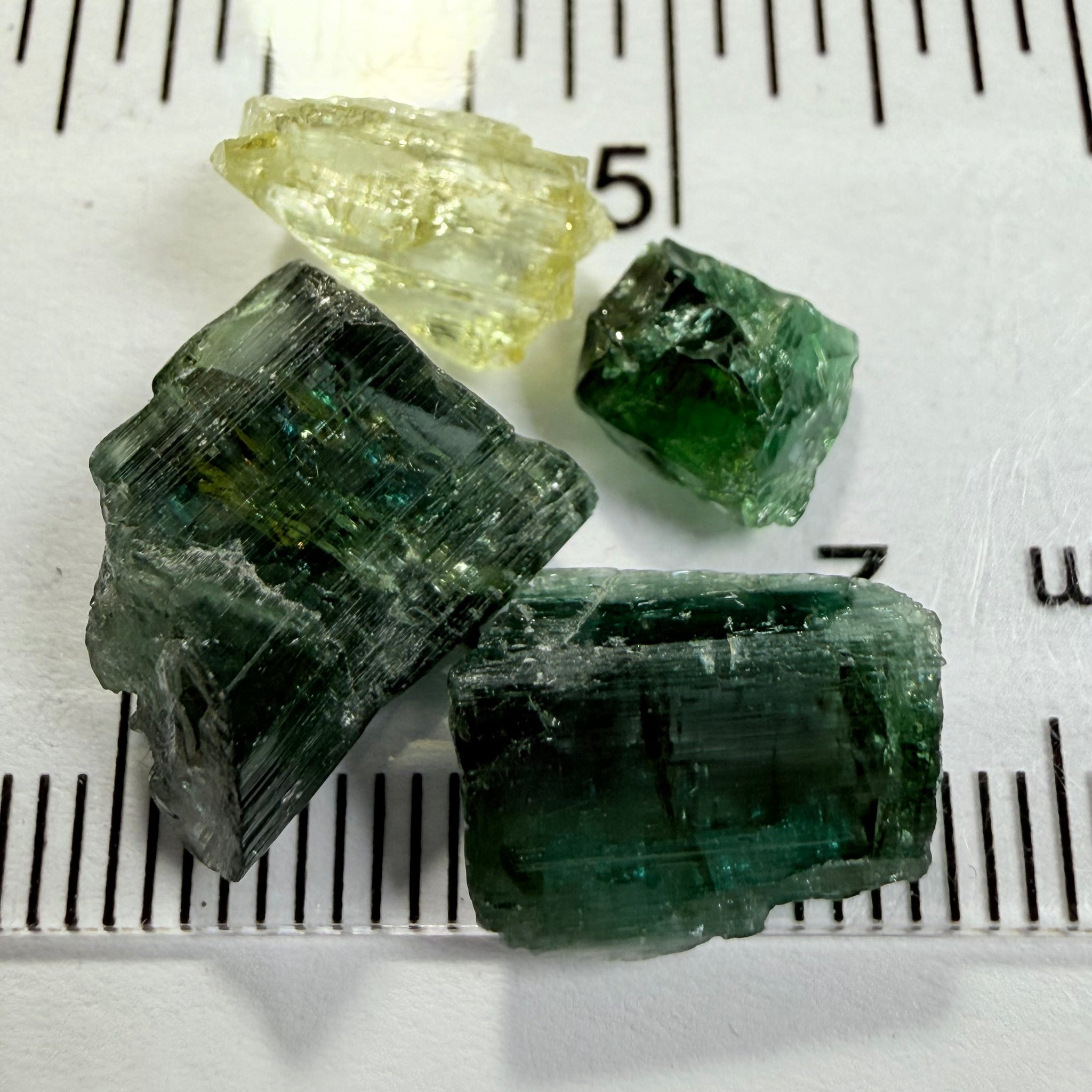 Tanzanite / Zoisite Crystal Specimen Lot, 17.35ct, Merelani, Tanzania. Unheated Unheated, it for faceting but set in jewellery as is