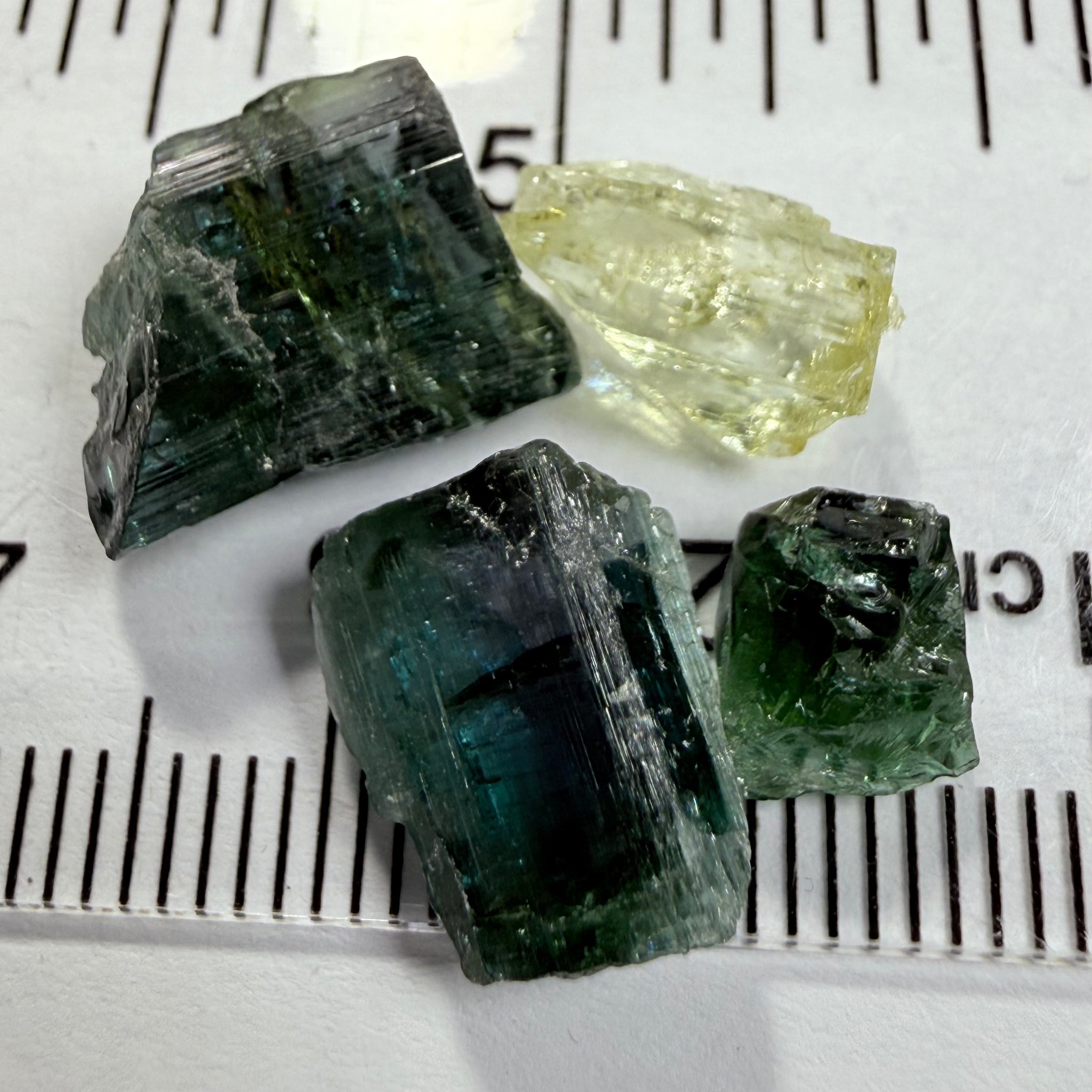 Tanzanite / Zoisite Crystal Specimen Lot, 17.35ct, Merelani, Tanzania. Unheated Unheated, it for faceting but set in jewellery as is