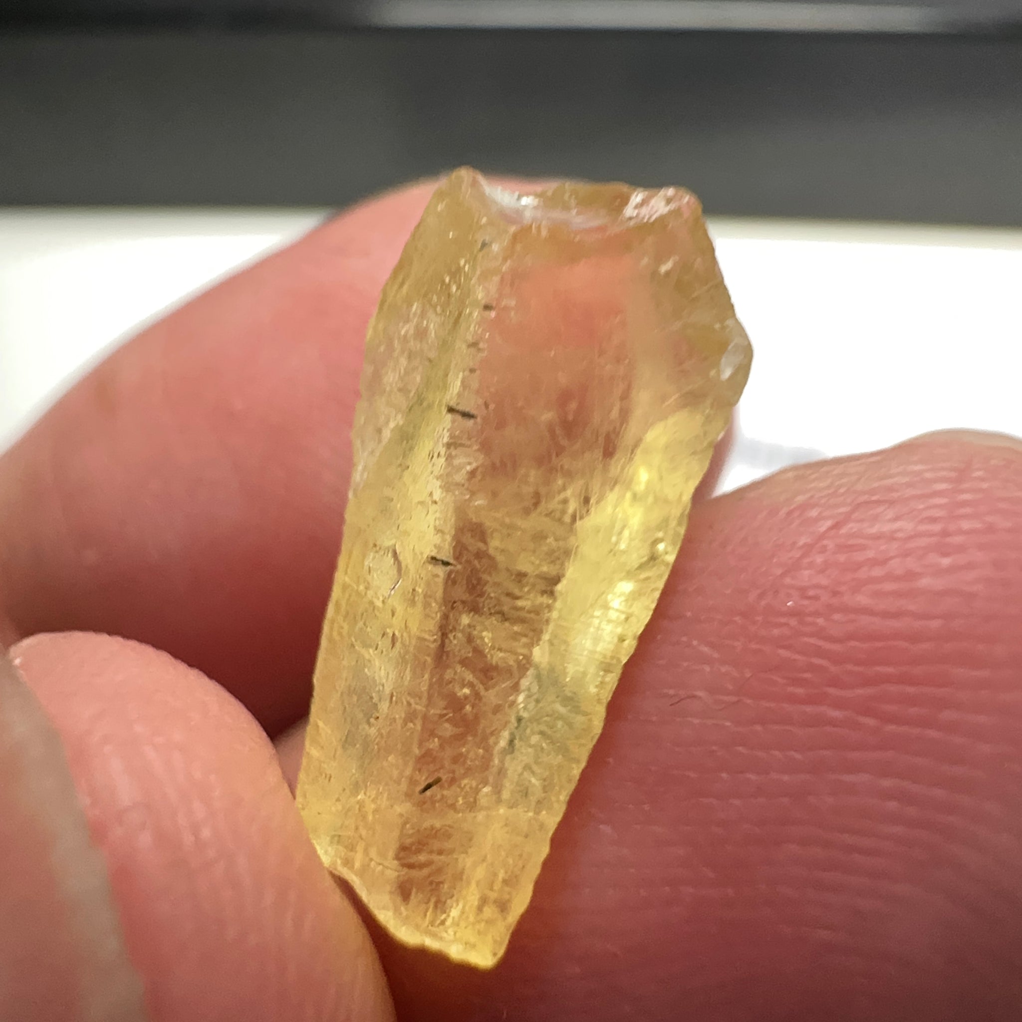 Danburite, 5.03ct, Tanzania, Untreated Unheated, needled with slight inclusions