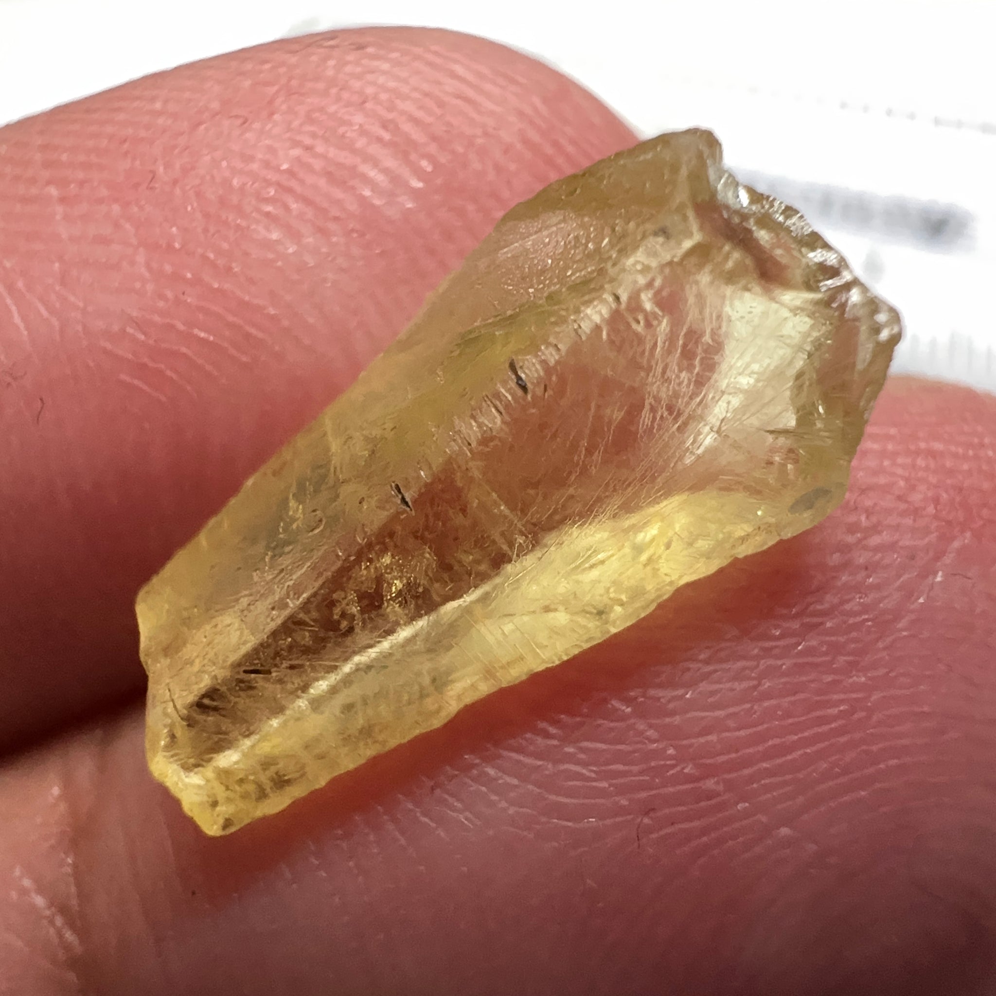 Danburite, 5.03ct, Tanzania, Untreated Unheated, needled with slight inclusions