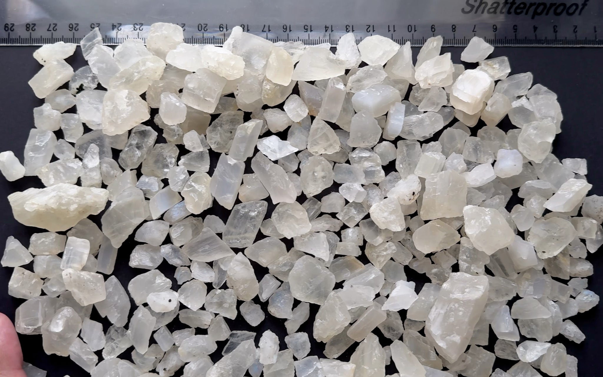 Moonstone Lot,  no sheen on this one, well some sheen, 826gm / 4130ct, Tanzania, Untreated Unheated, cabbing and faceting rough