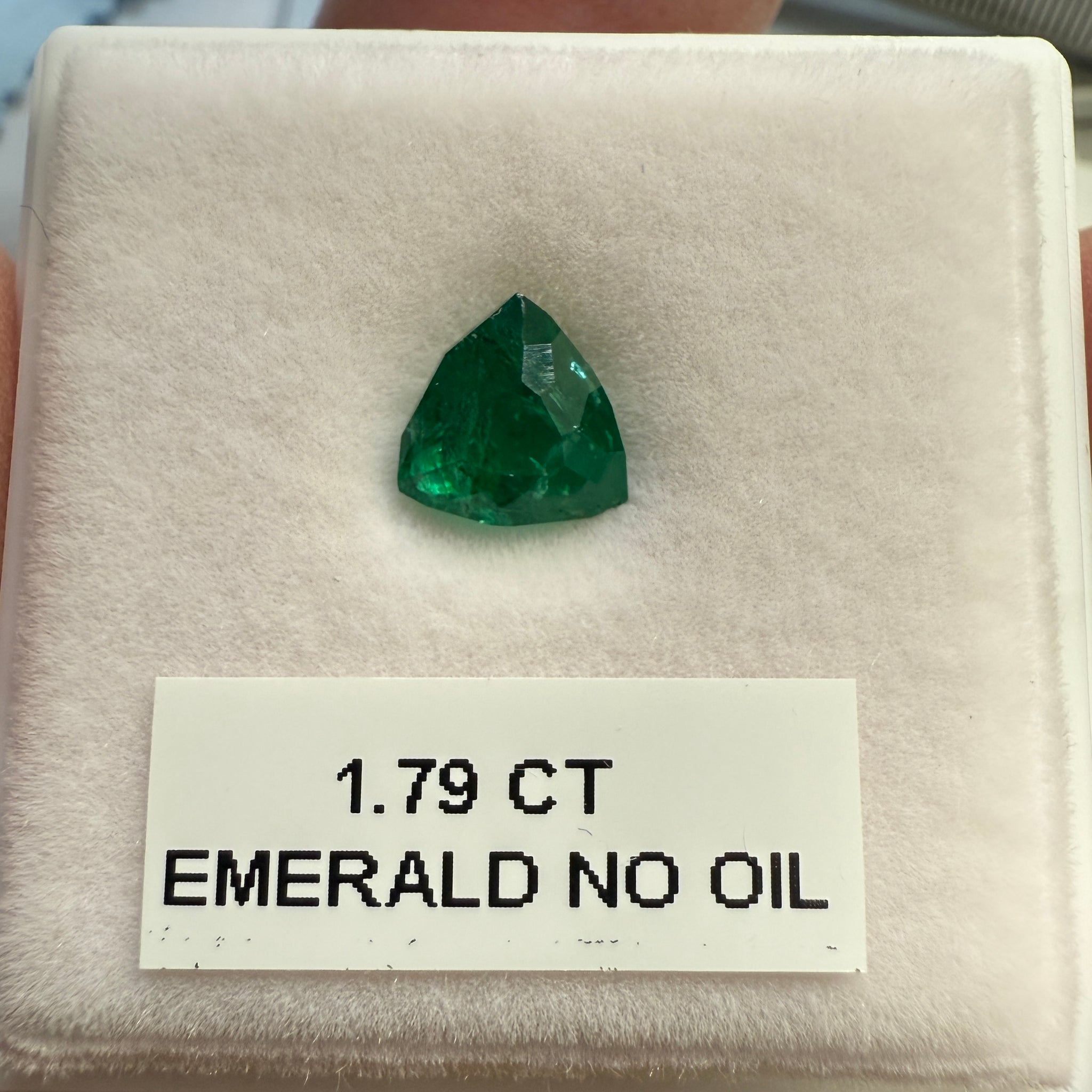 Emerald, 1.79ct, Tanzania, Native Cut, No Oil, Untreated Unheated