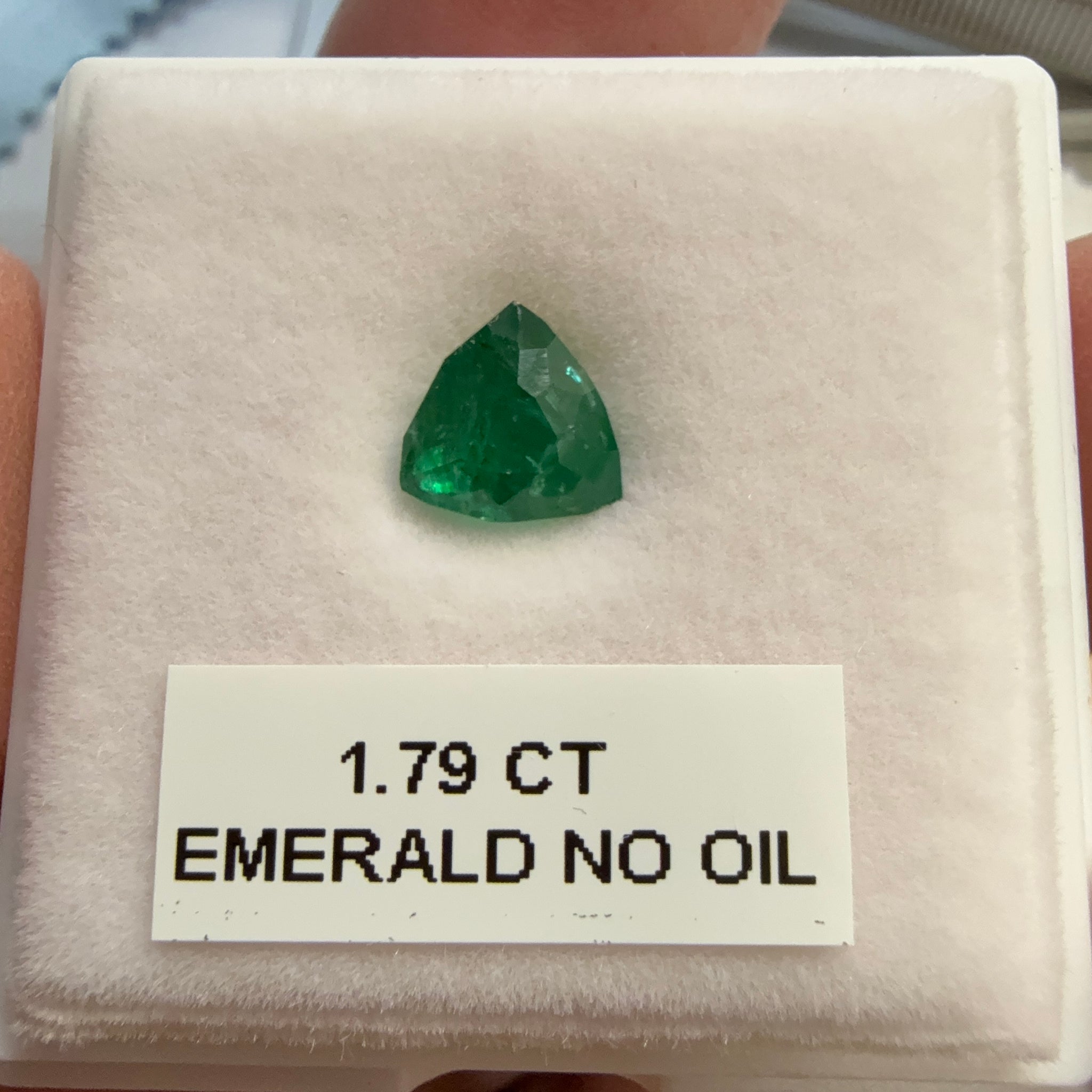 Emerald, 1.79ct, Tanzania, Native Cut, No Oil, Untreated Unheated