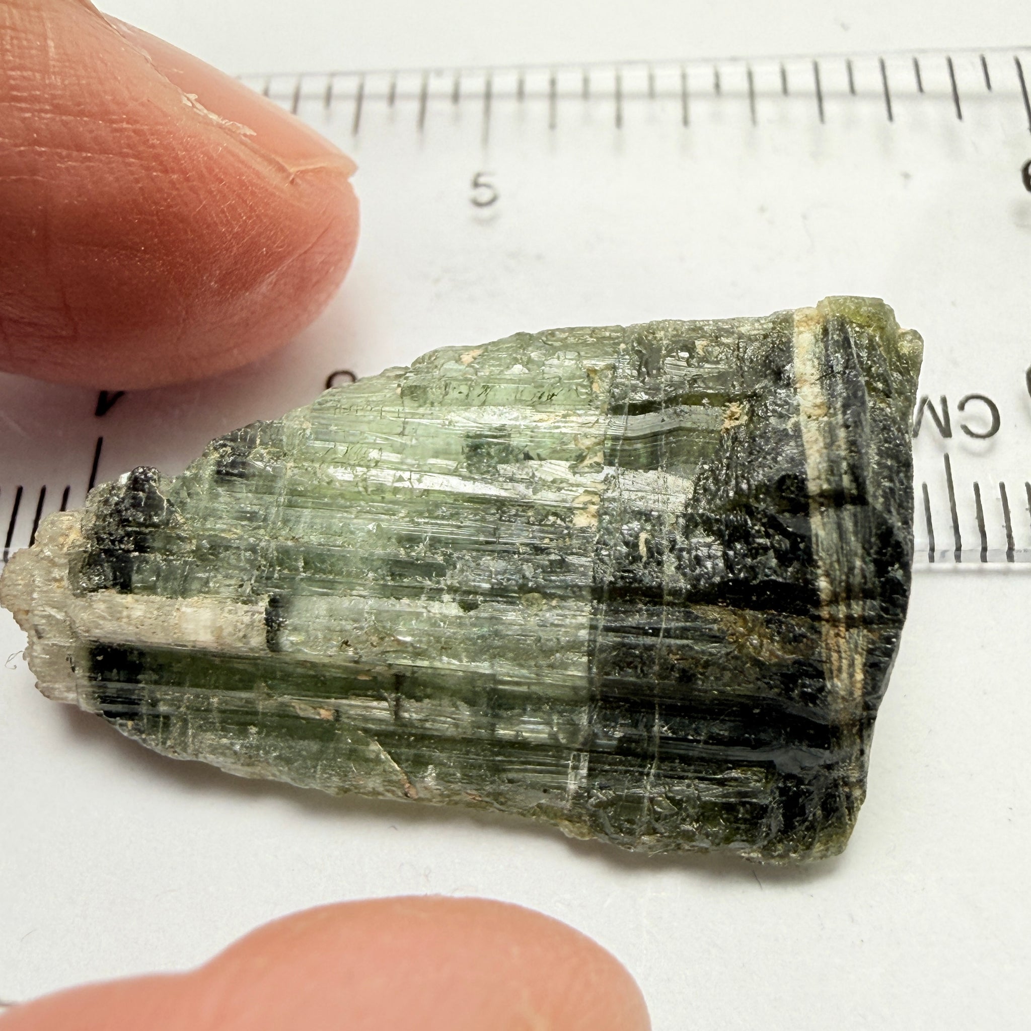 Tourmaline Crystal, 39.98ct, Mwajanga, Tanzania. Untreated Unheated