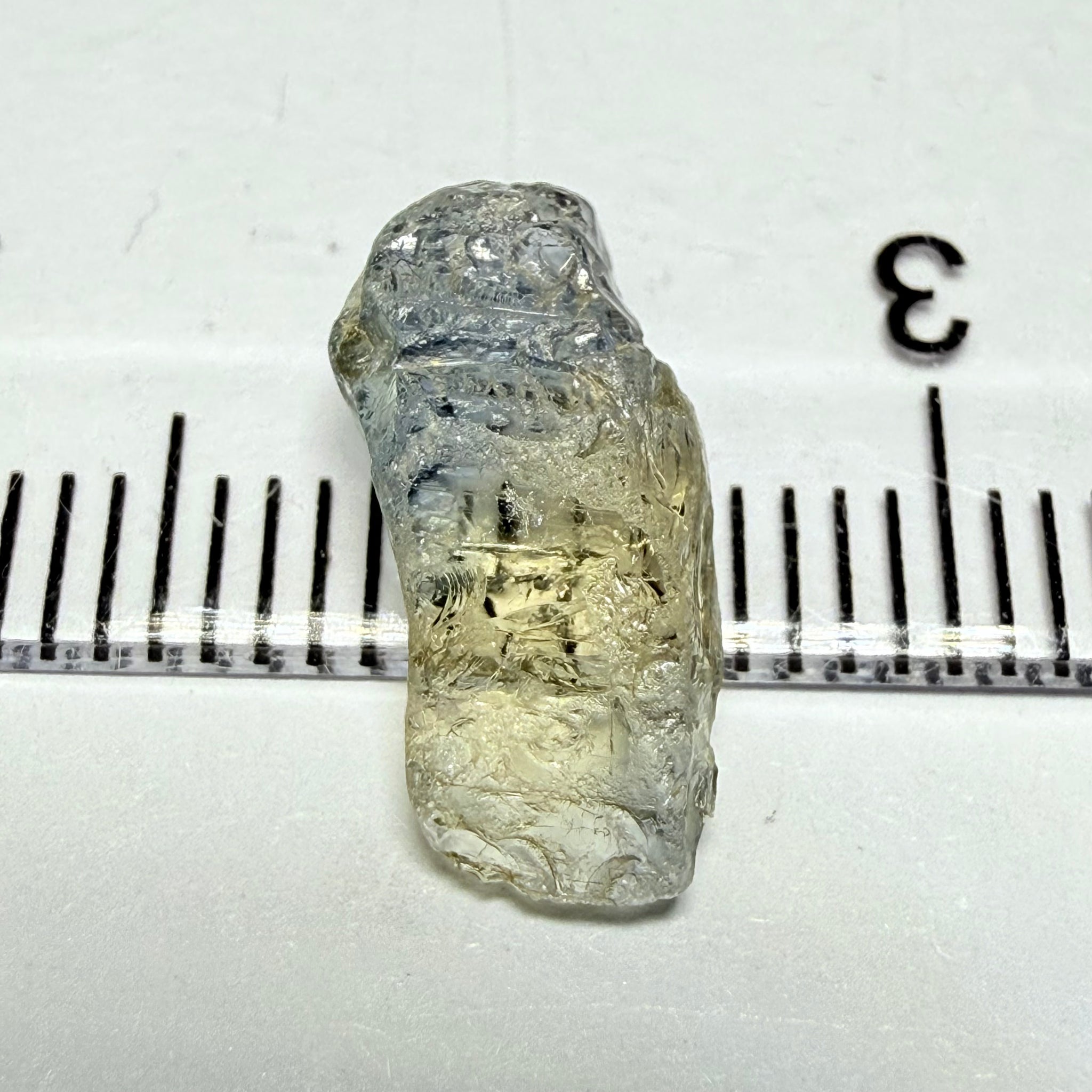 Umba Sapphire, 3.36ct, Umba, Tanzania, Untreated Unheated, too flat to facet, but set in jewellery as is