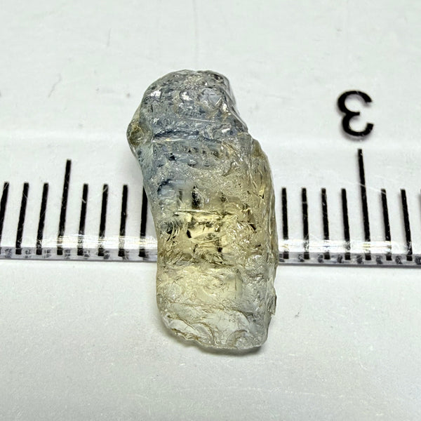 Umba Sapphire, 3.36ct, Umba, Tanzania, Untreated Unheated, too flat to facet, but set in jewellery as is