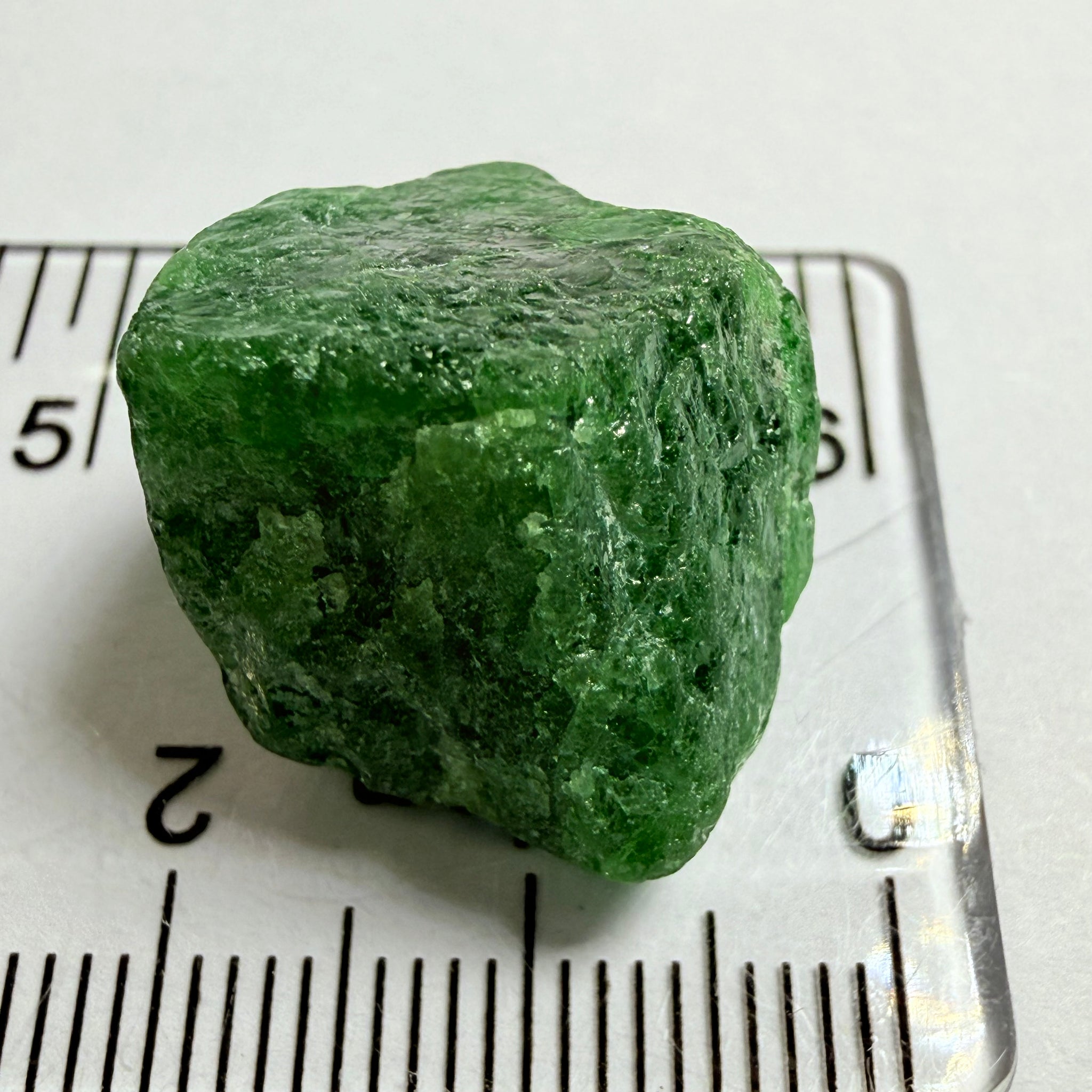 Tsavorite Garnet Specimen Nodule, 36.60ct, Merelani, Tanzania, Untreated Unheated, not for faceting