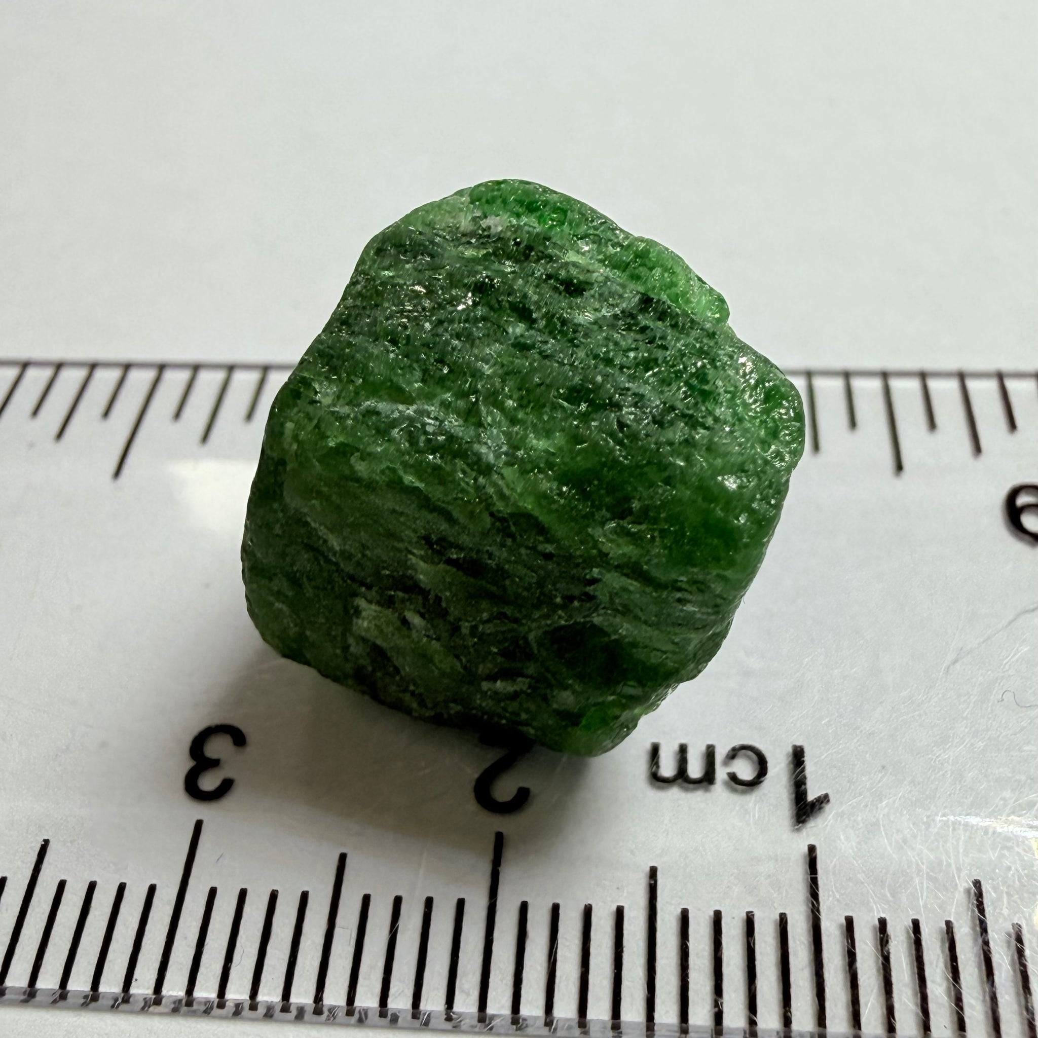 Tsavorite Garnet Specimen Nodule, 36.60ct, Merelani, Tanzania, Untreated Unheated, not for faceting