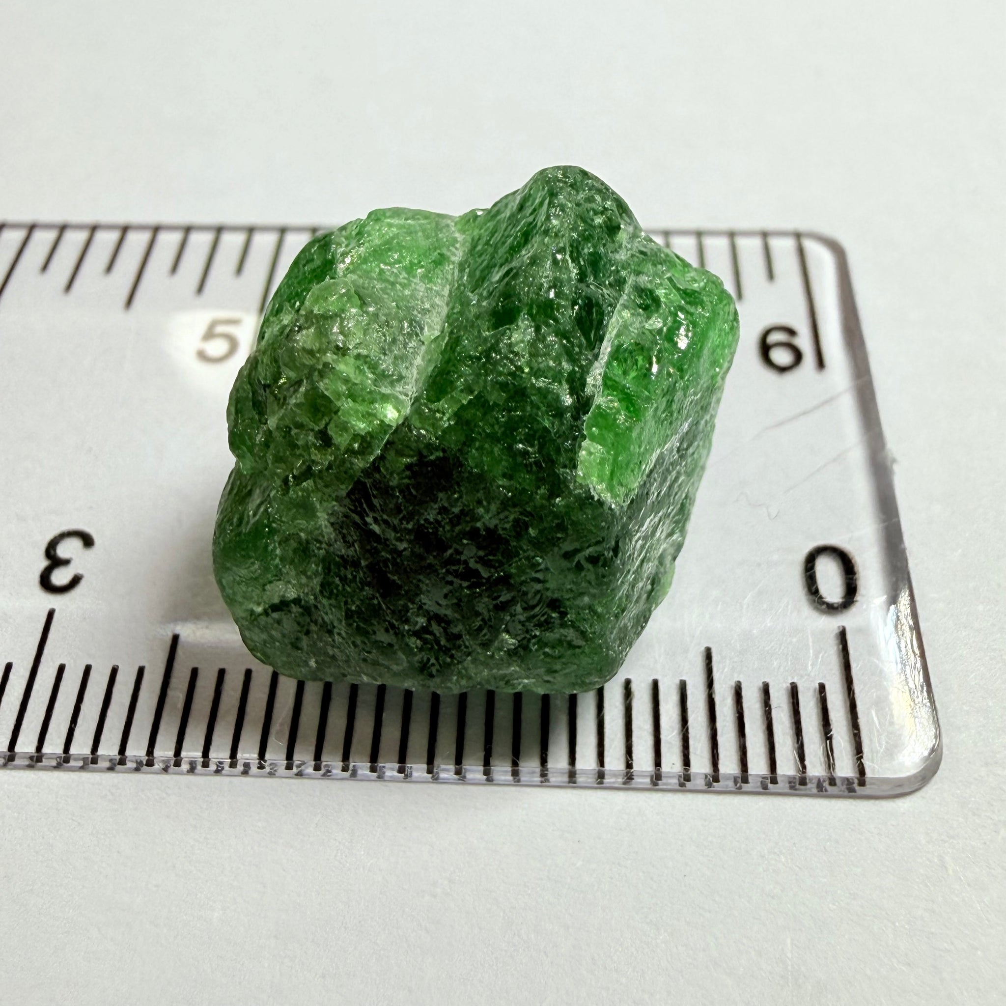 Tsavorite Garnet Specimen Nodule, 36.60ct, Merelani, Tanzania, Untreated Unheated, not for faceting