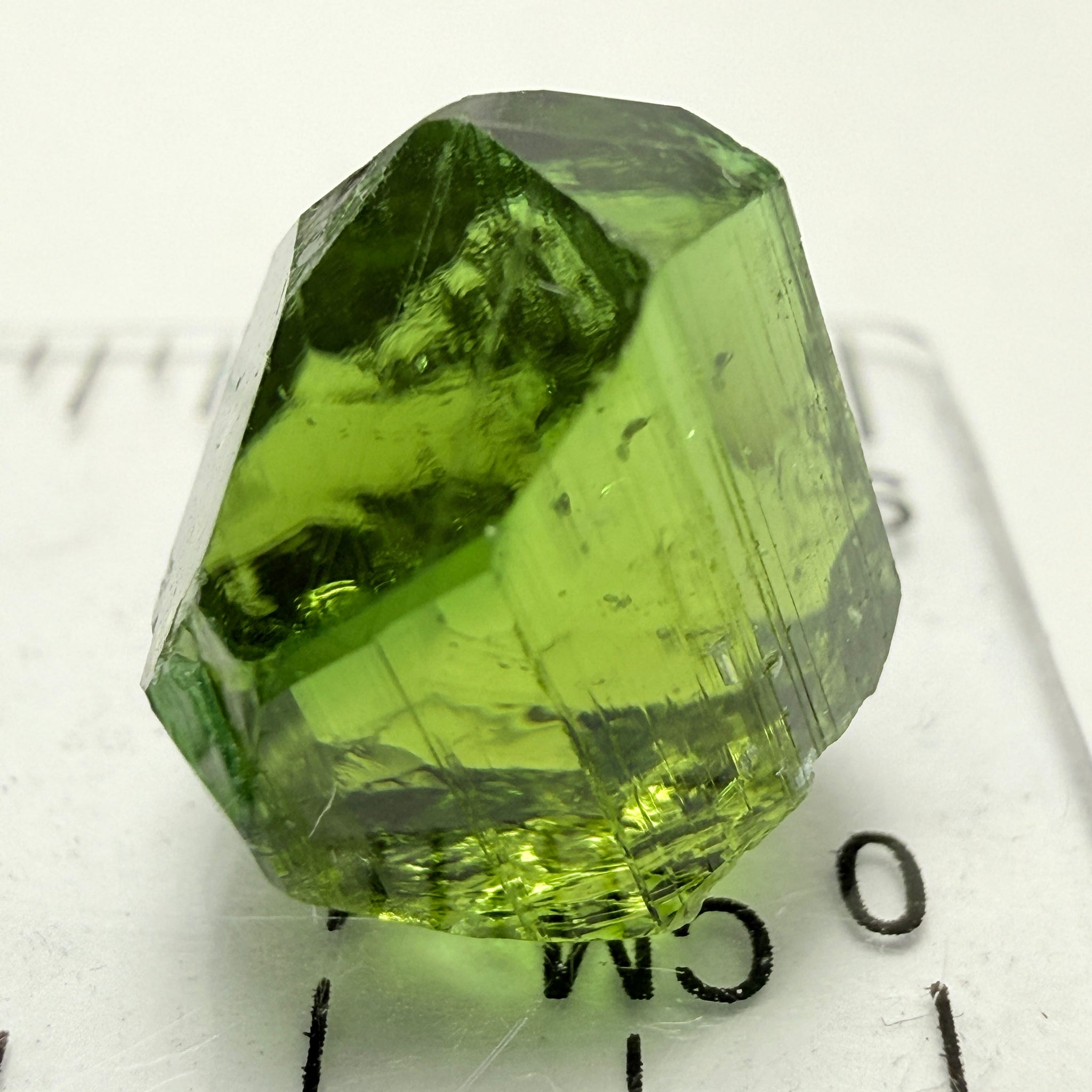 Tourmaline Crystal, 13.72ct, Laletema, Tanzania, Untreated Unheated, spotty if you want to facet